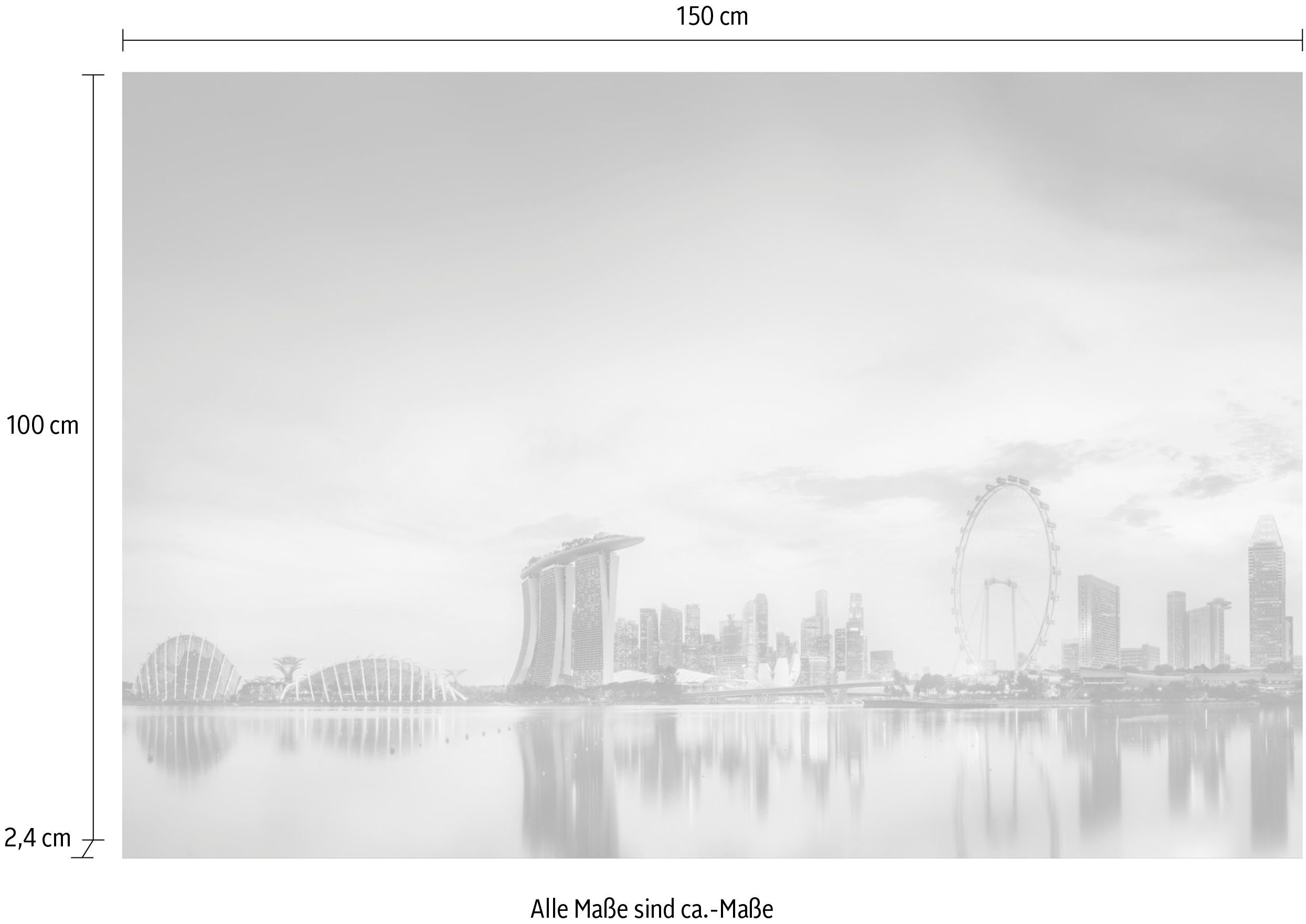 queence Acrylglasbild »Skyline London«-Otto