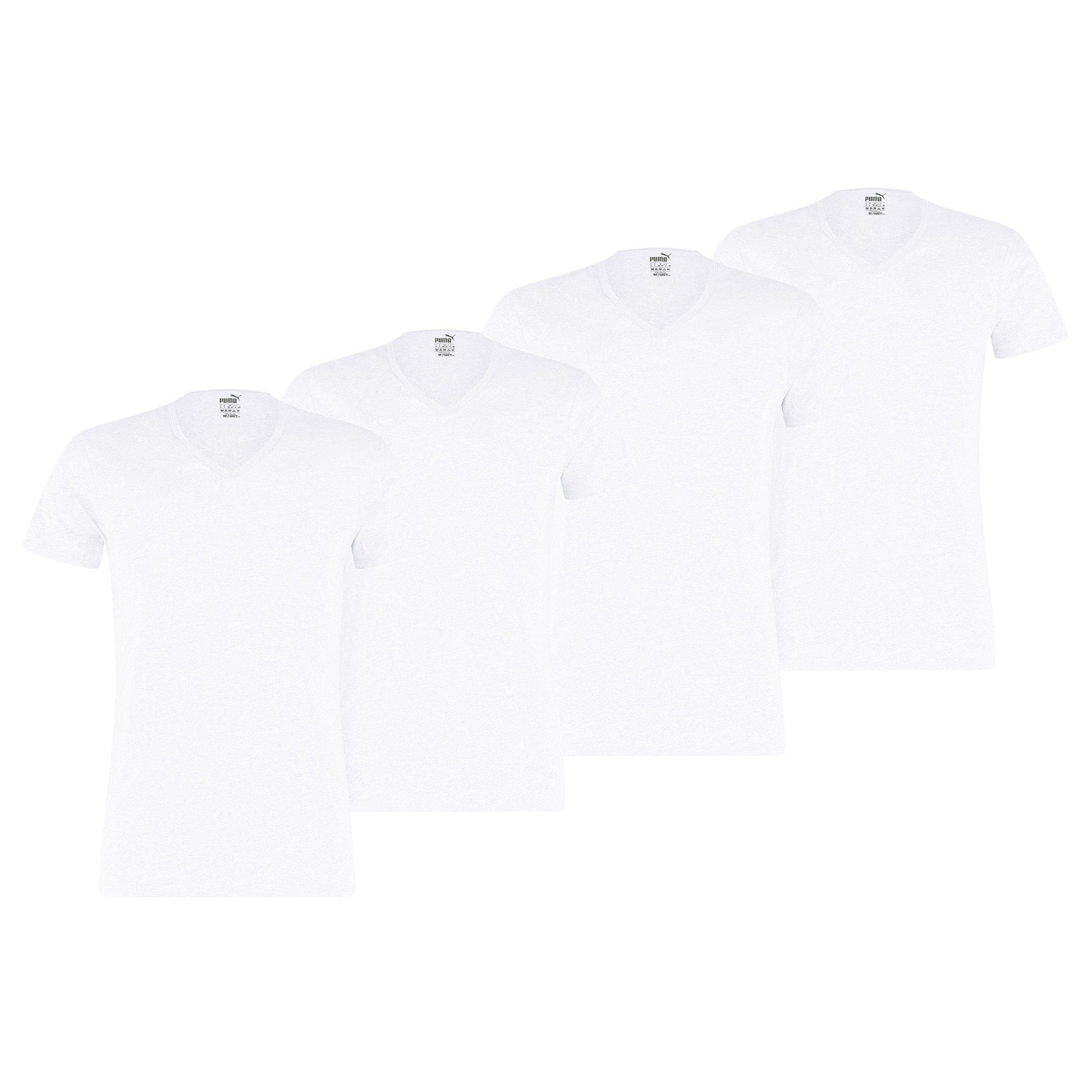 T-Shirt Herren T-Shirt 4er Pack Baumwolle