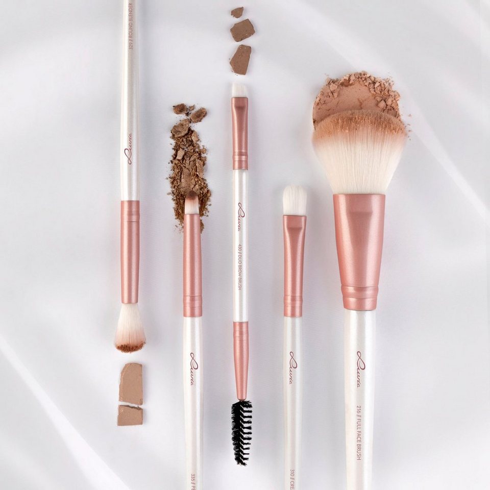 Luvia Augenbrauen tlg., Daily Pinsel ausgesuchte Kosmetikpinsel-Set für & Selection, 5 Teint Cosmetics Augen, 5