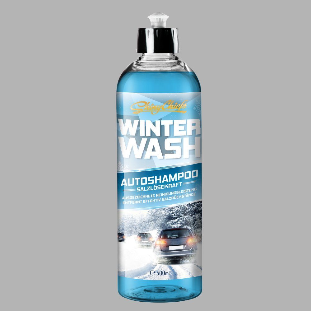 ShinyChiefs WINTER WASH - SHAMPOO (1-St) SALZLÖSEKRAFT Autoshampoo 500ml