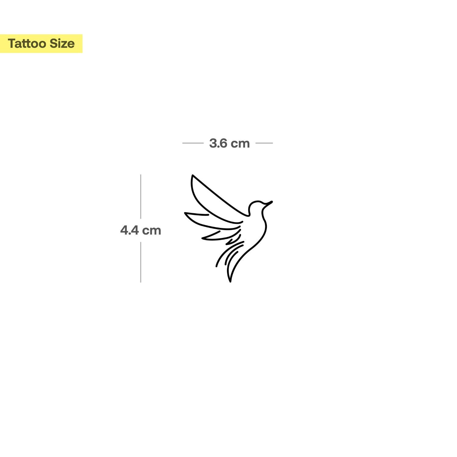 Inkster Schmuck-Tattoo Tier Tattoos, Vegane & EU-Kosmetikzertifizierte Farbe, wasserfestes temporäres Tattoo, 2 Wochen Halt