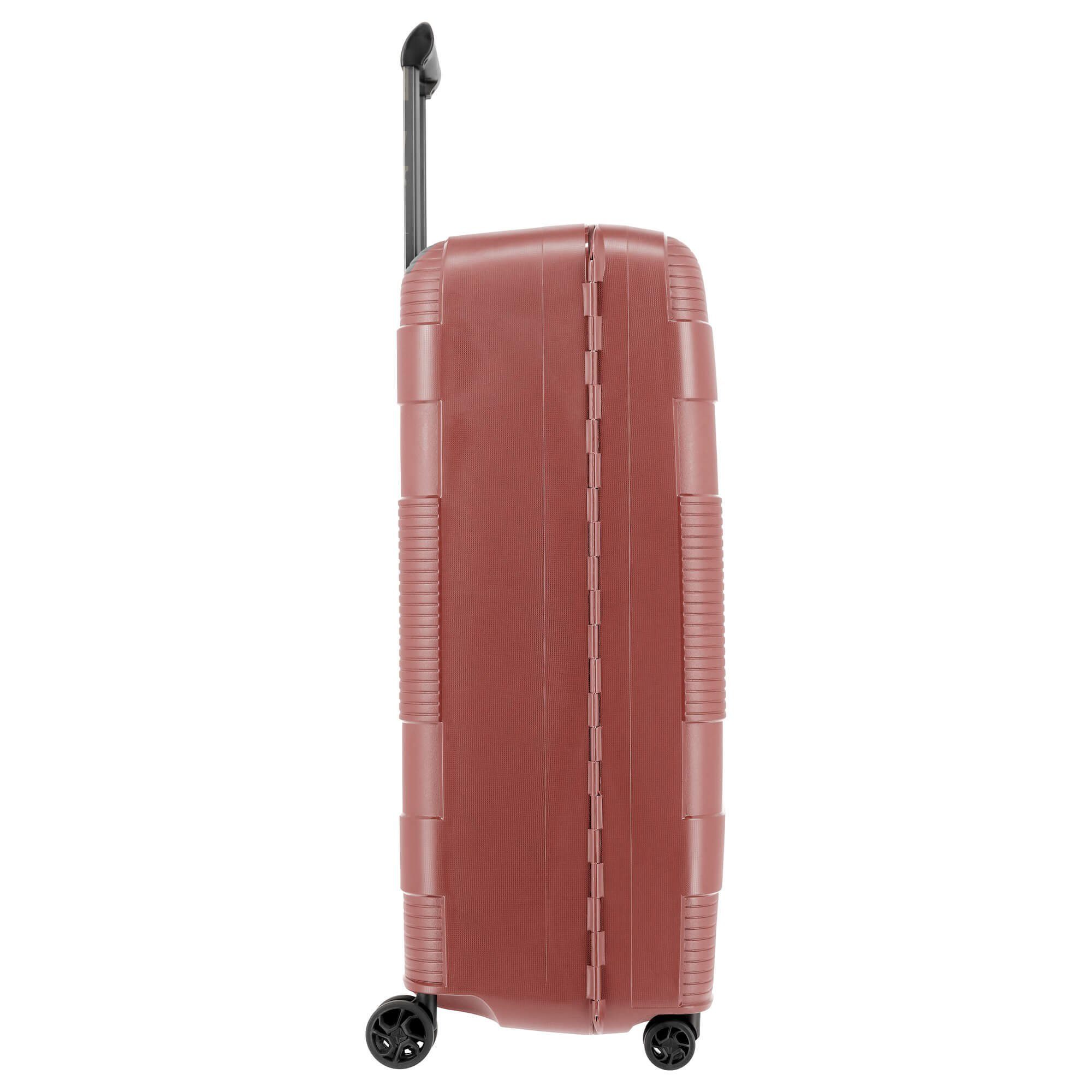 travelite Trolley Korfu - L cm, 75 4 rot 4-Rollen-Trolley Rollen