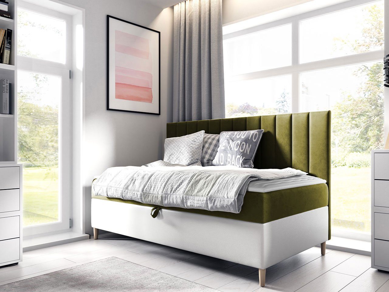 MIRJAN24 Boxspringbett Maja Junior 2 (mit günstig online kaufen