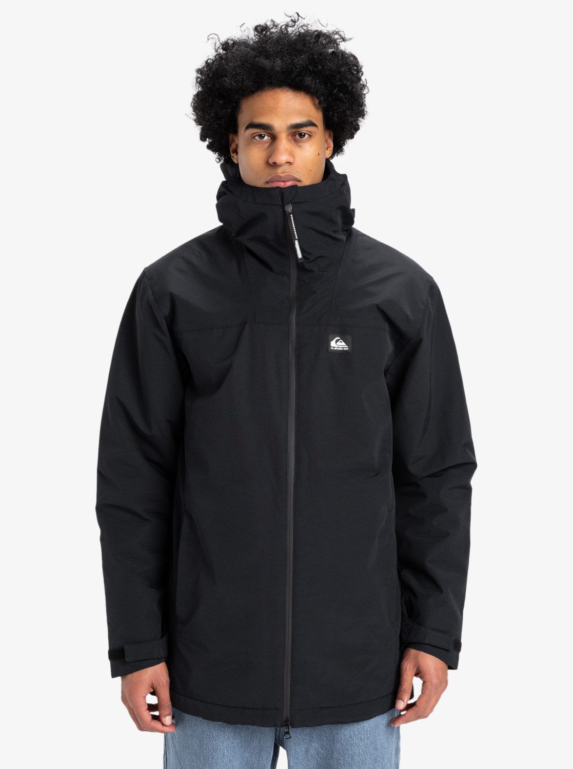 Quiksilver Langmantel OVERCAST 3K PARKA aus Baumwolle und Nylon, sportlicher Stil, atmungsaktiv