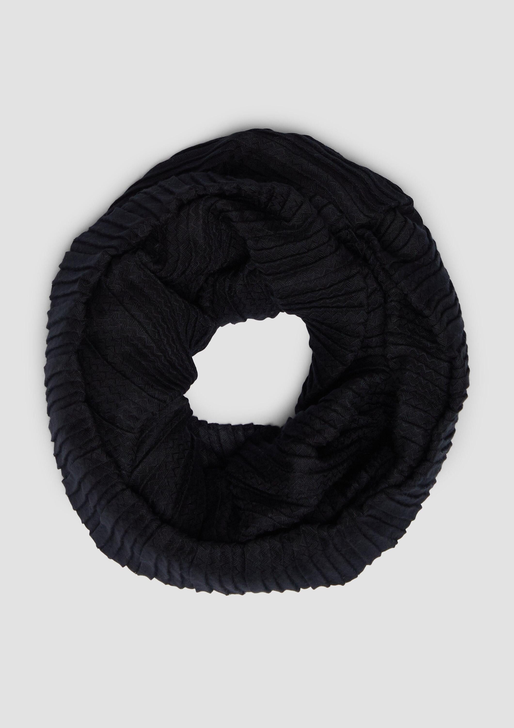 s.Oliver Loop Snood, Loop-Schal in Plissee-Optik günstig online kaufen