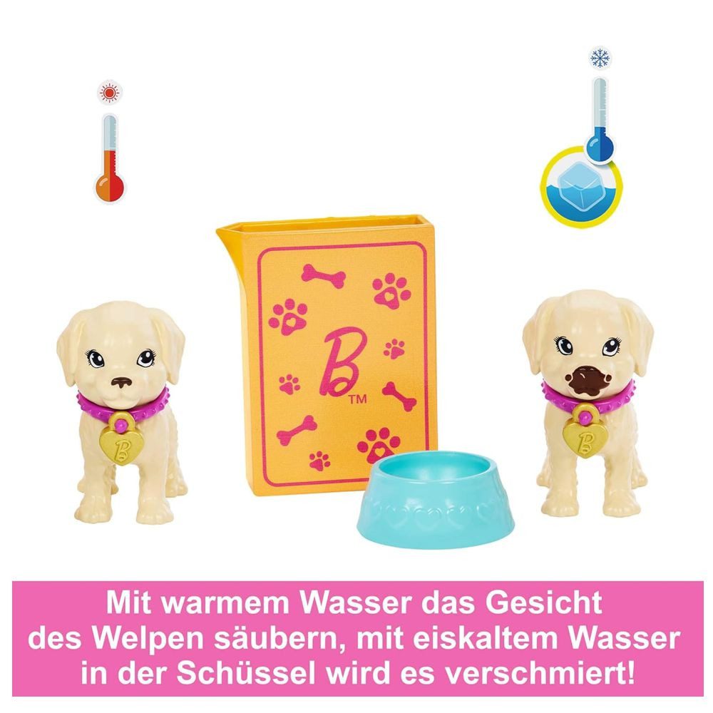 Barbie Anziehpuppe Barbie Welpenadoption Barbie Mattel Hunde Spiel-Set & Zubehör