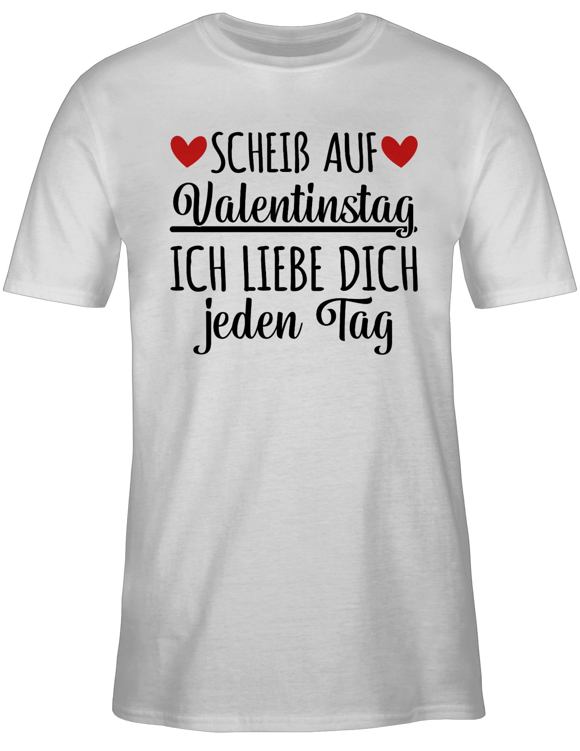 Scheiß 2 Liebe Partner T-Shirt Valentinstag Männer Geschenk - Shirtracer Partner auf Valentinstag Frauen Geschenkideen Weiß
