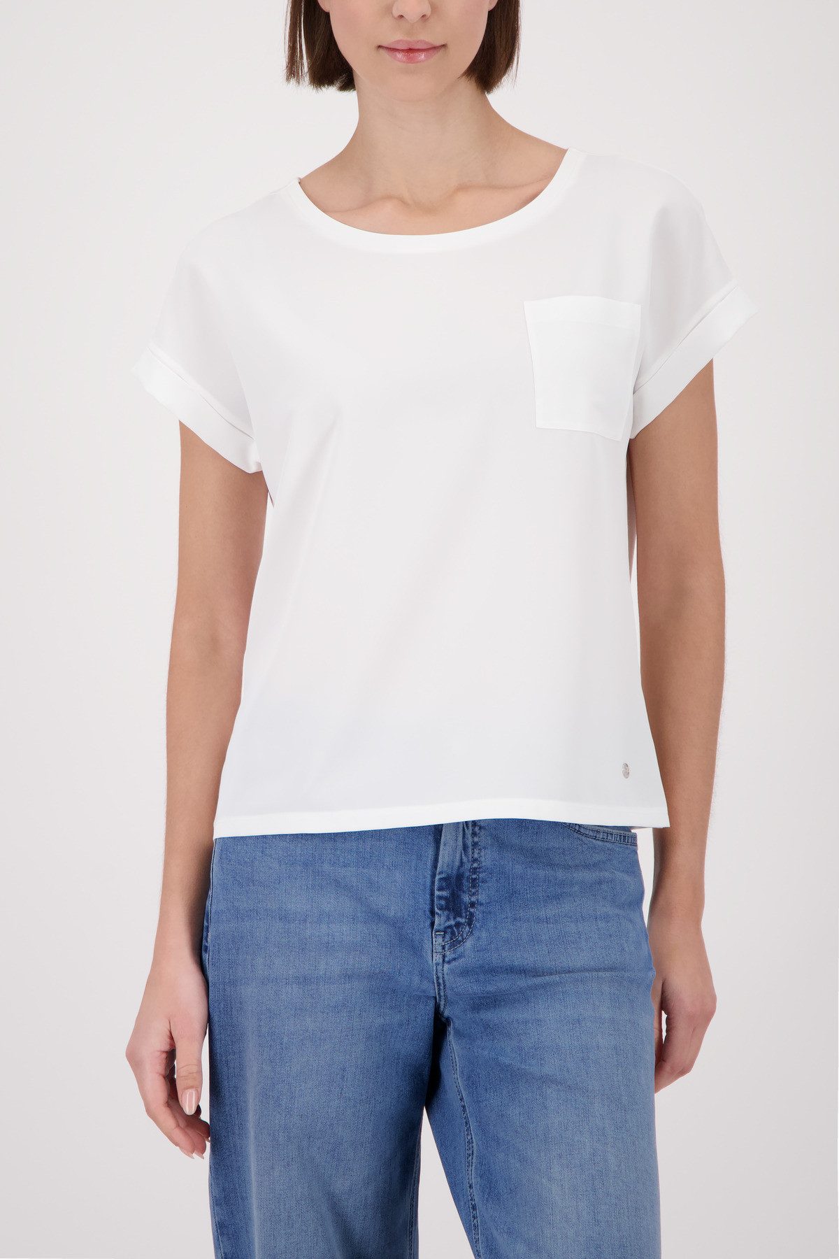 Monari Blusentop Regular fit mit Brusttasche