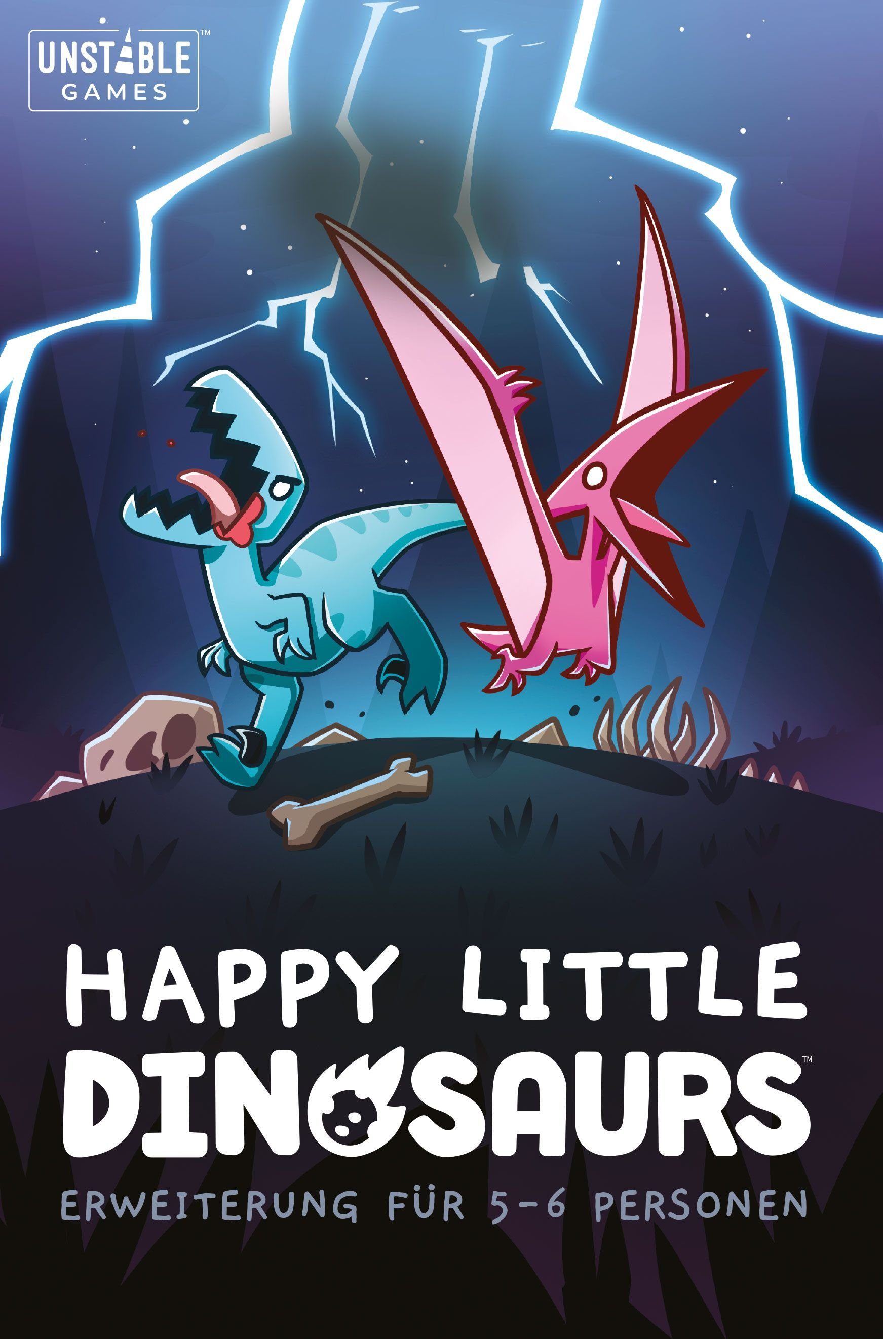 Asmodee Spiel Happy Little Dinosaurs - Pubertäre Probleme