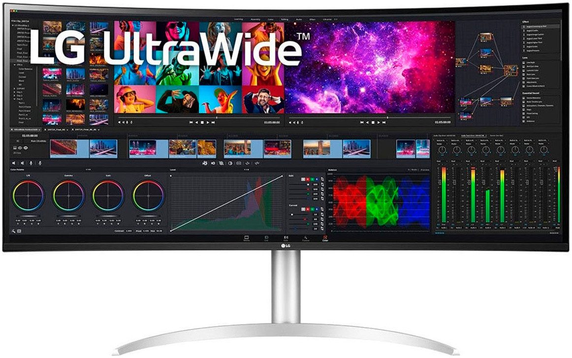 LG 40WP95XP-W LED-Monitor (101 cm/40 ", 5120 x 2160 px, 5K, 5 ms Reaktionszeit, 72 Hz, Nano IPS)