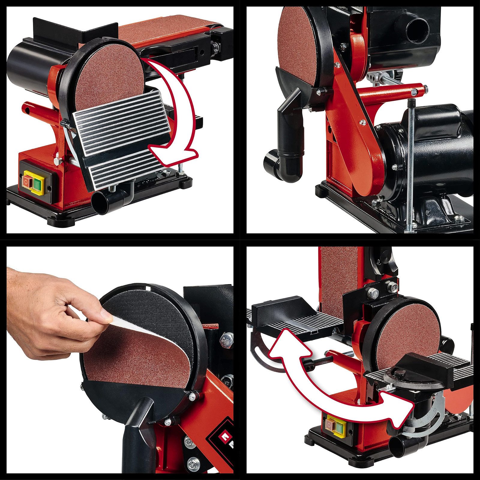 Einhell Stand-Bandschleifer Einhelll TC-US 380 Stand-Band-Tellerschleifer günstig online kaufen