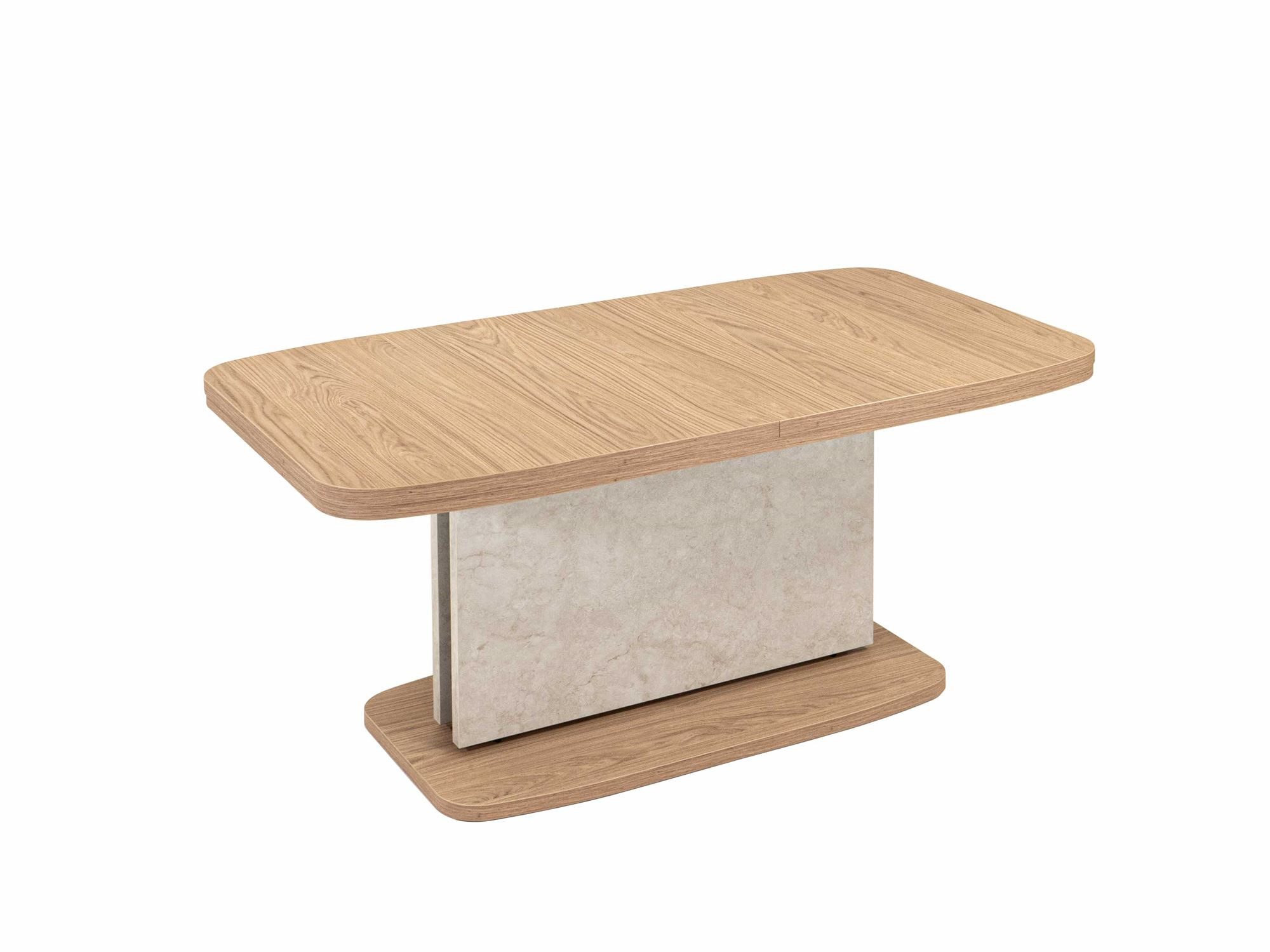 58 aufm Kessel Couchtisch Funktionstisch Cora 110x53x63 Melamin Muschel Sandstein/Eiche Casella (inkl. Lieferung bis in die Wohnung, 1-St., Lieferung bis Verwendungsstelle), stufenlos höhenverstellbar in 2 Stufen ausziehbar Tischplatte Dekor