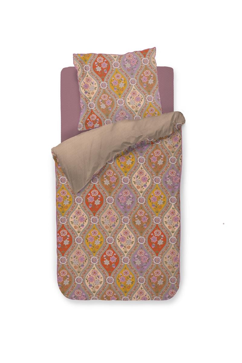 PiP Studio Bettwäsche Bettwäsche DE Ornamento Ramo Multi 135x200 bunt, Baumwolle, 2 teilig, bettwäsche 135x200 baumwolle reißverschluss warm baumwolle bettwäsche
