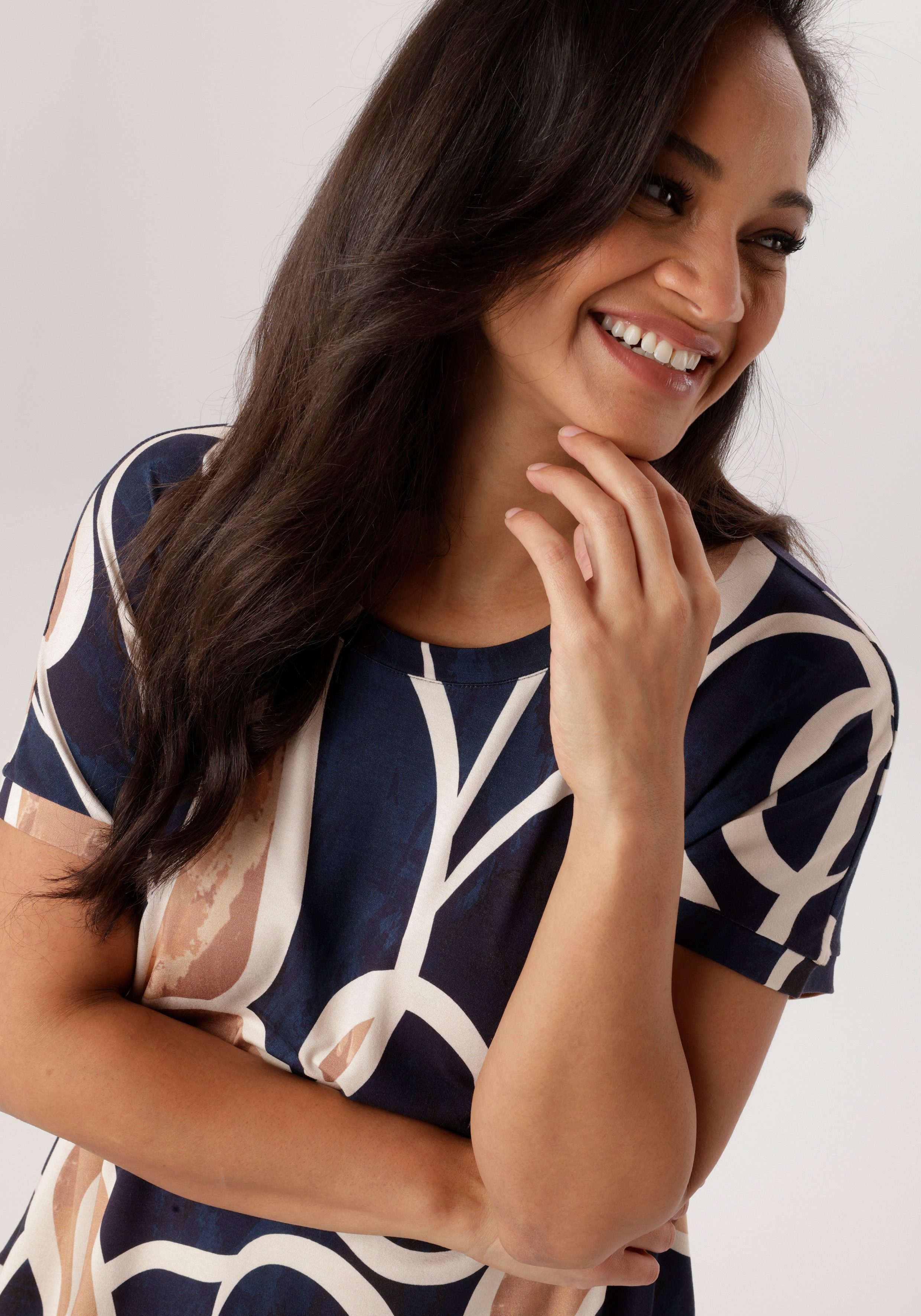 Aniston PLUS Jerseykleid in bequemes Jersey-Qualität - NEUE KOLLEKTION