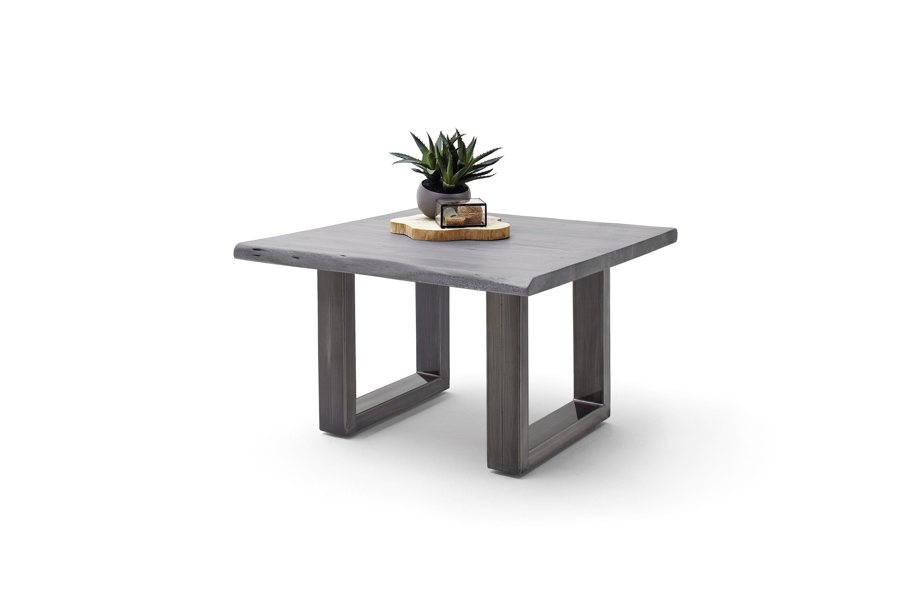 freiraum Couchtisch CARTAGENA, in Akazie grau, massiv lackiert - 75x45x75cm (BxHxT)