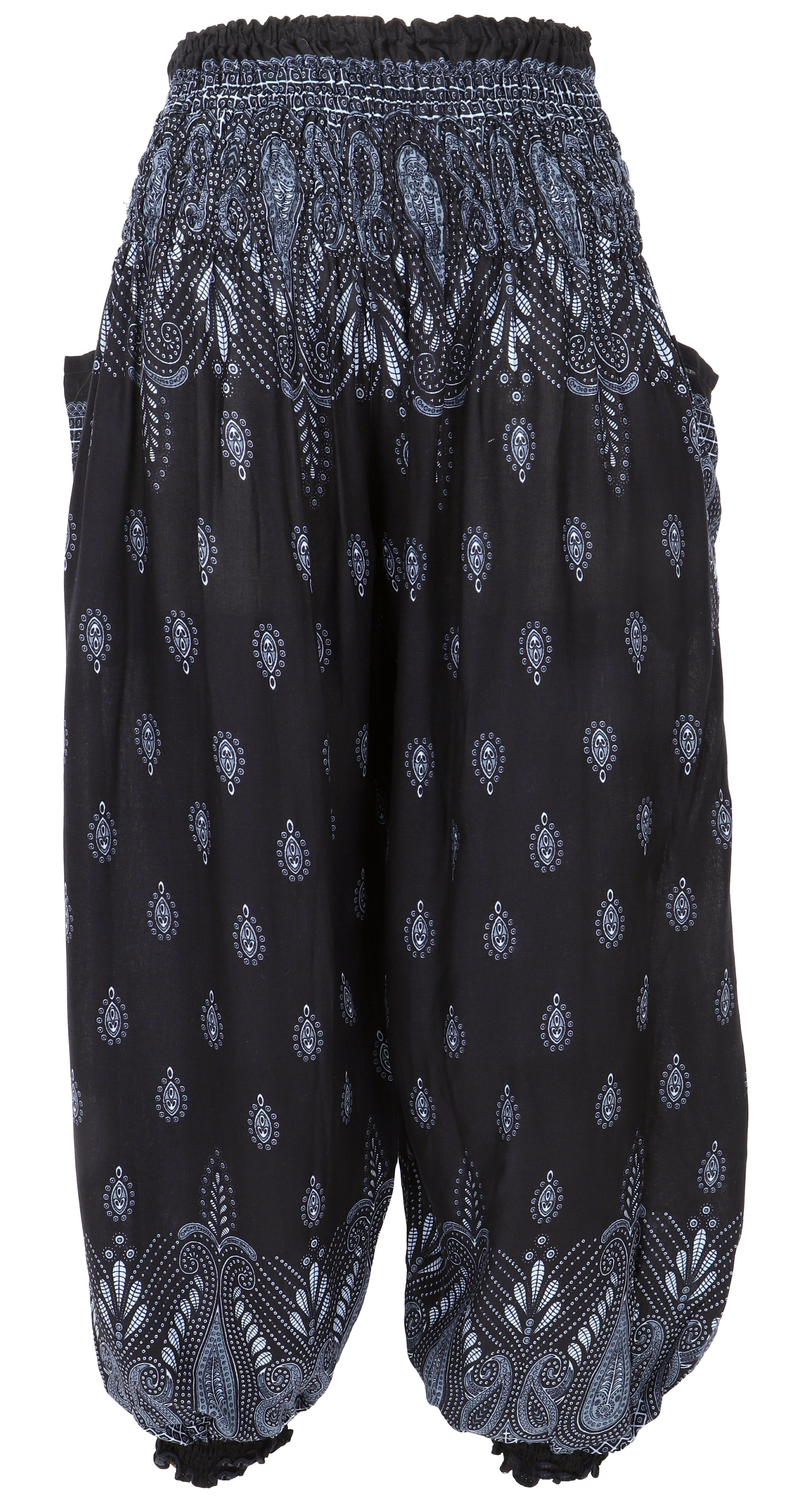 Guru-Shop Relaxhose Luftige XL Pluderhose für günstig online kaufen