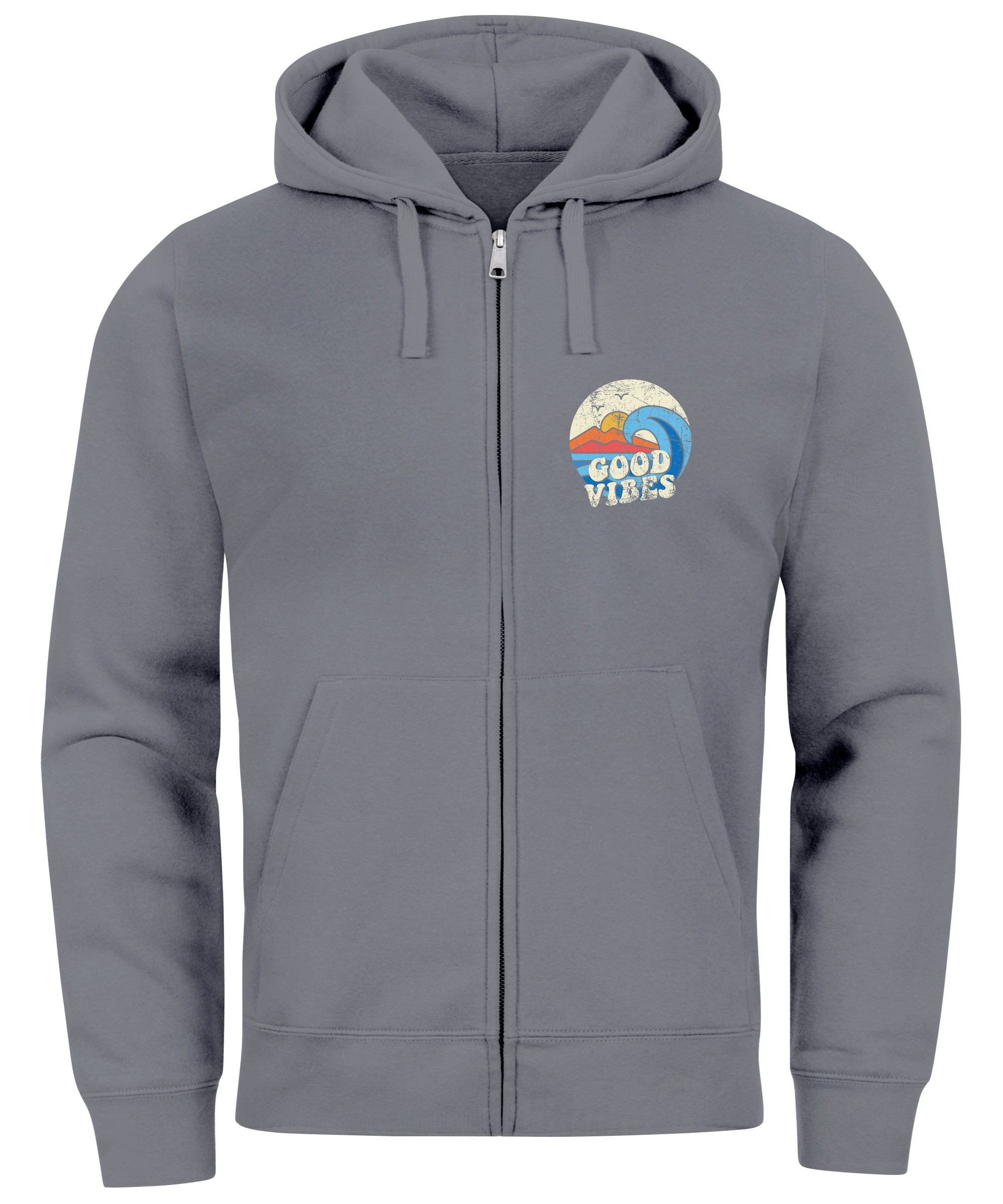 Neverless Sweatjacke Herren Zip Hoodie Sweatjacke günstig online kaufen