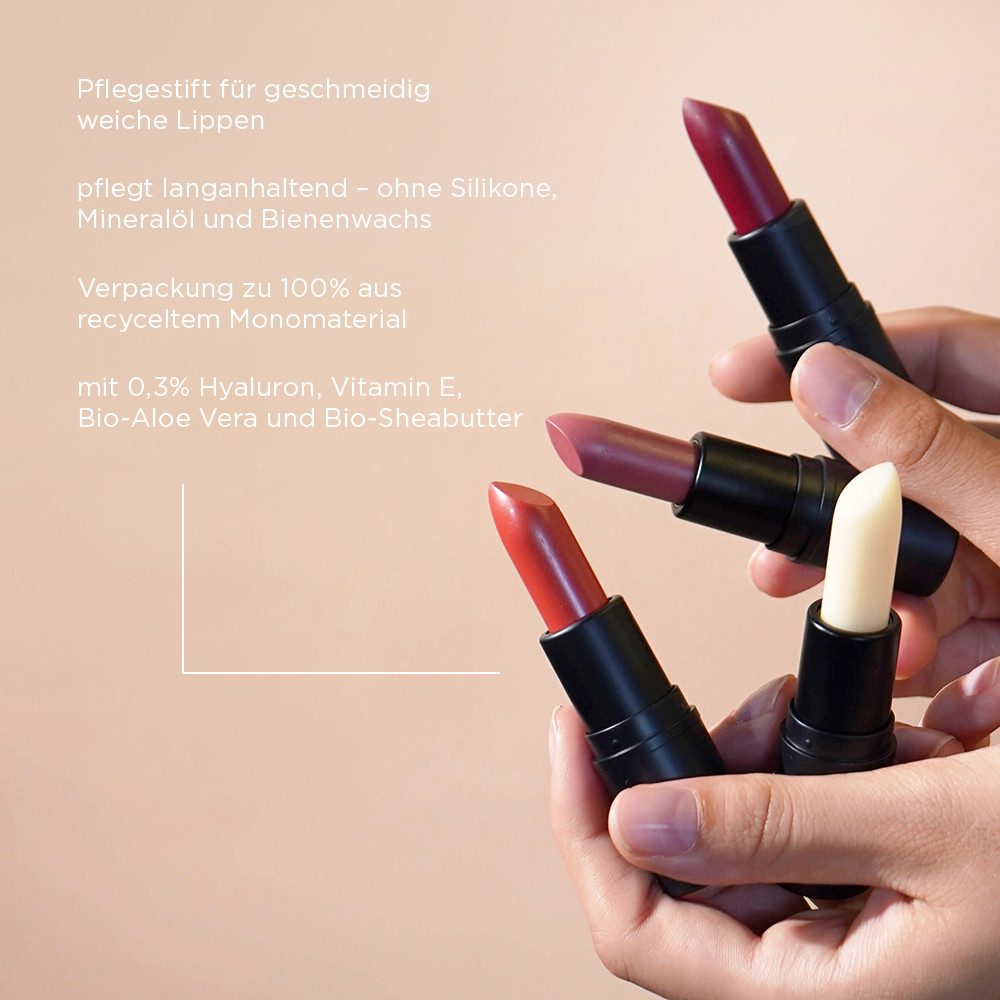 JUNGLÜCK Lippenpflegestift Hyaluron Lippenbalsam - Transparent, 1-tlg., Pflegt langanhaltend und intensiv