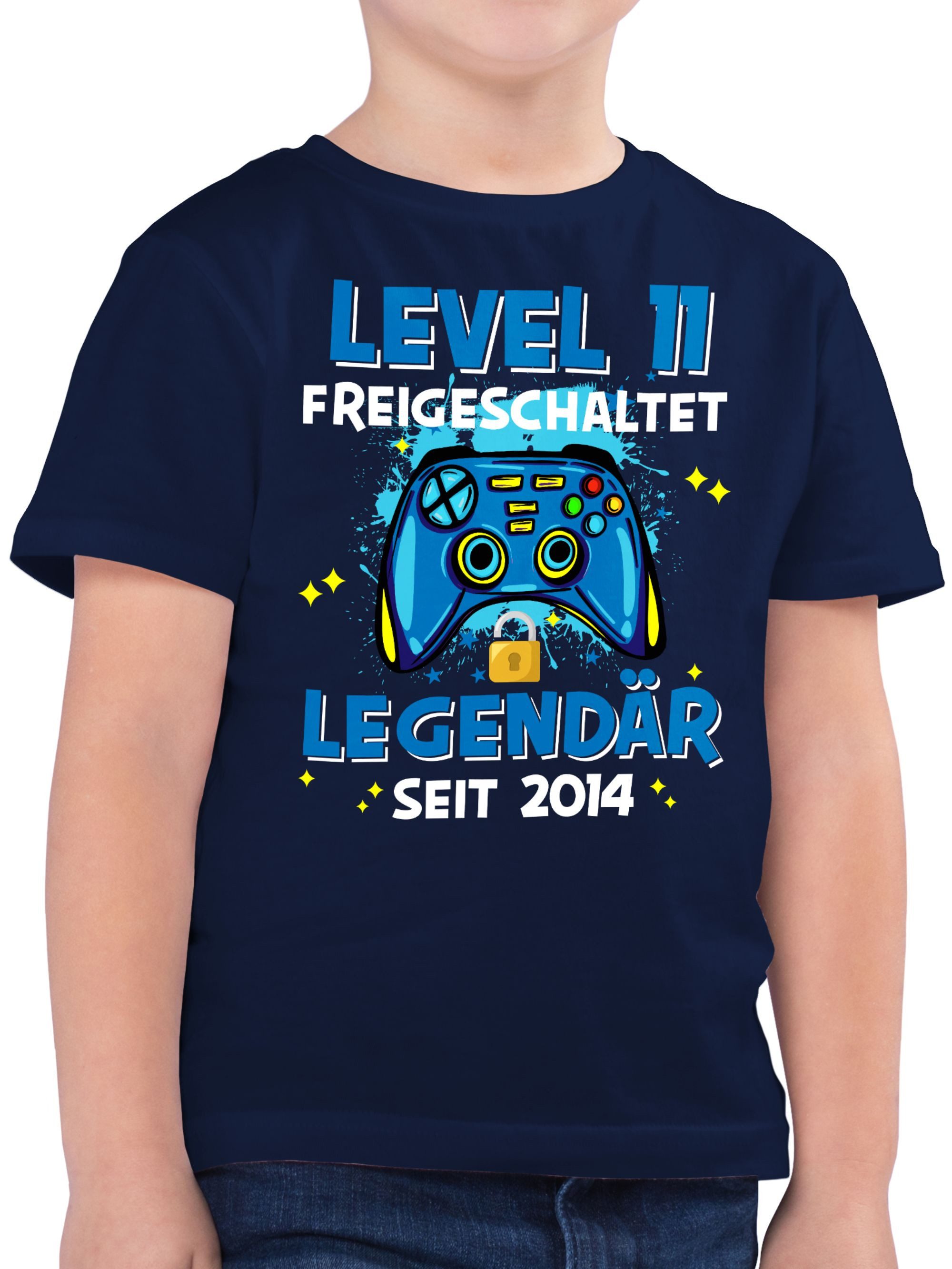 T-Shirt Level 11 freigeschaltet Legendär seit 2014