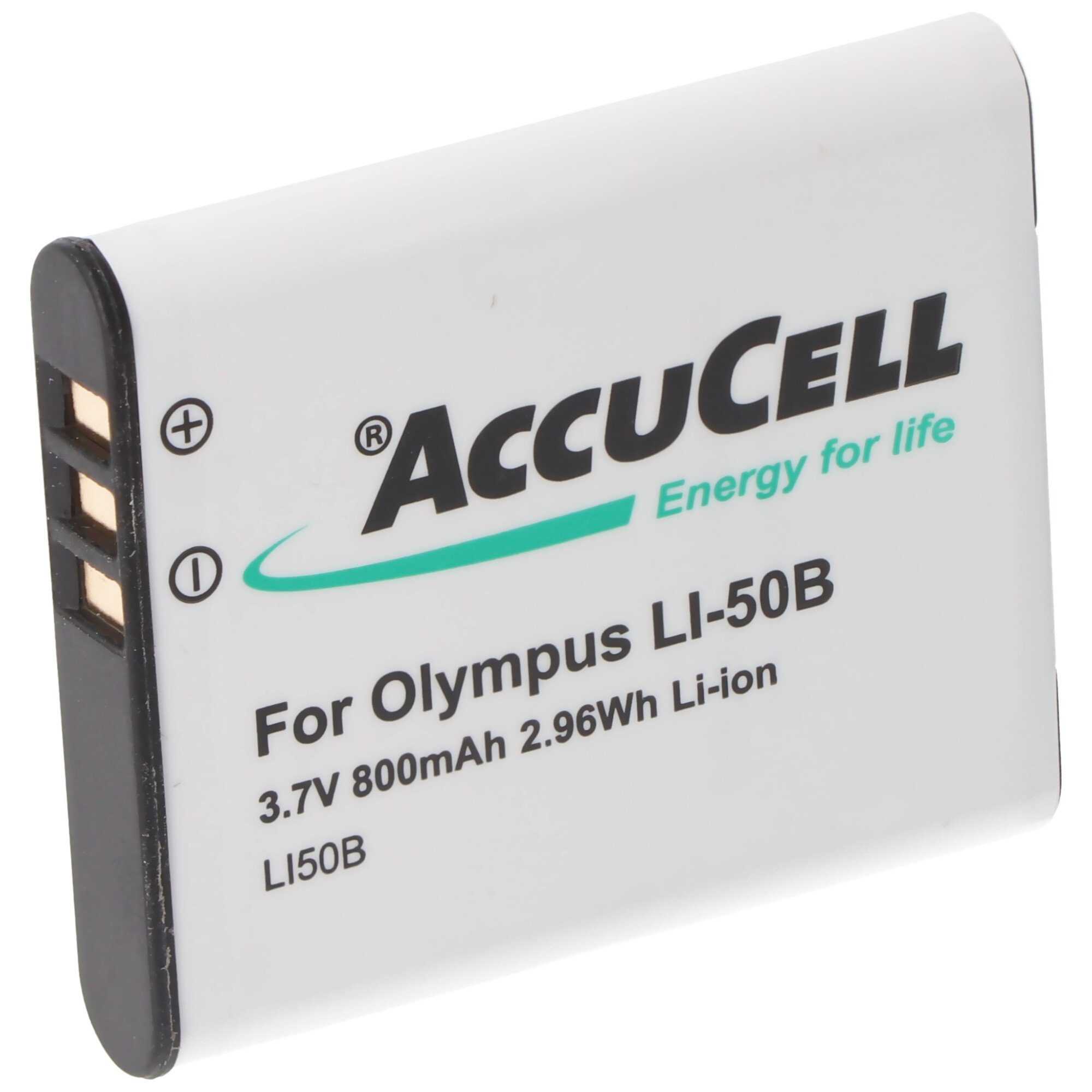 AccuCell Akku passend für Olympus LI-50B Akkutyp D-Li92, DB-100, VW-VBX090, So Akku 770 mAh (3,7 V)