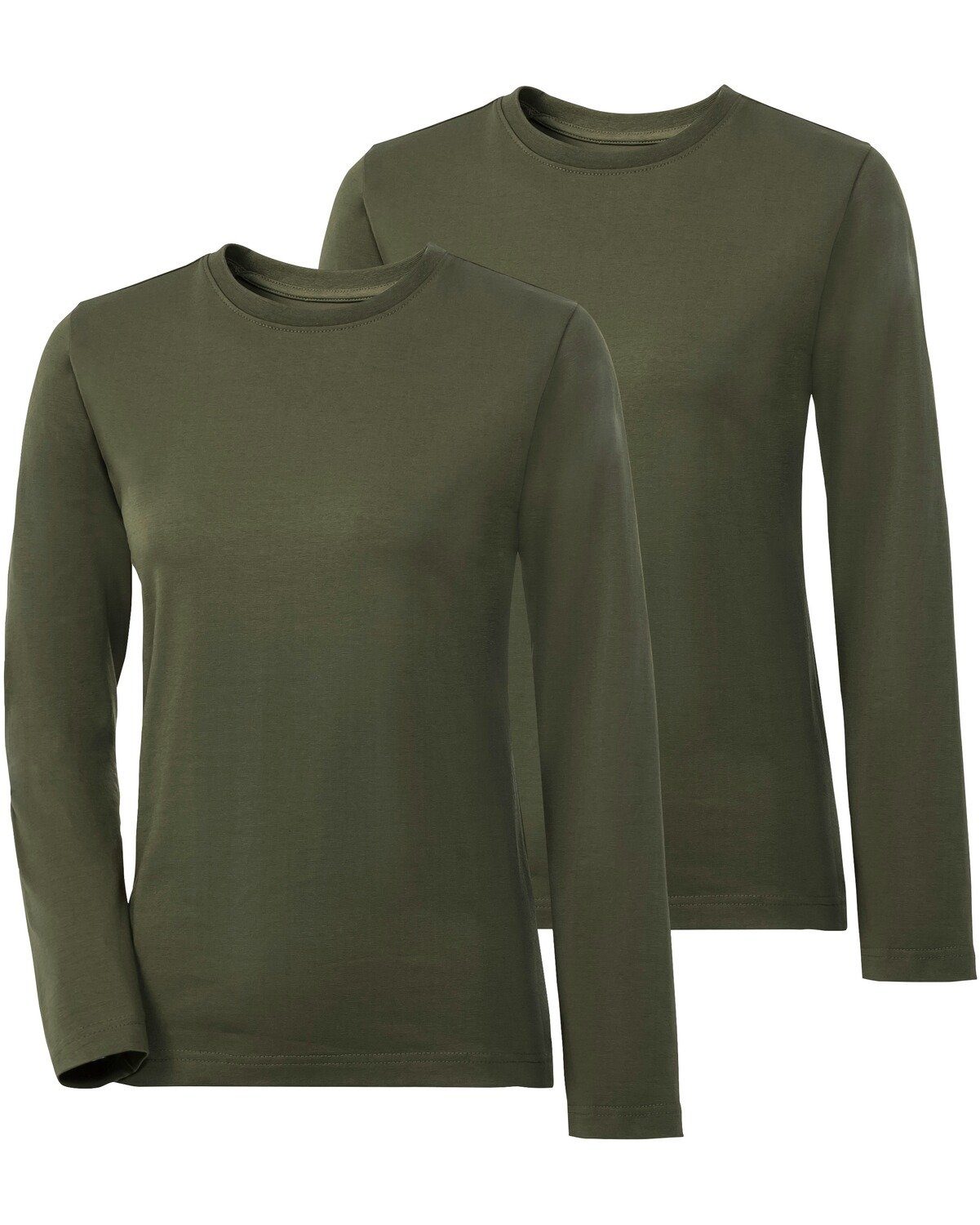 Langarmshirt Damen Langarmshirts im Doppelpack