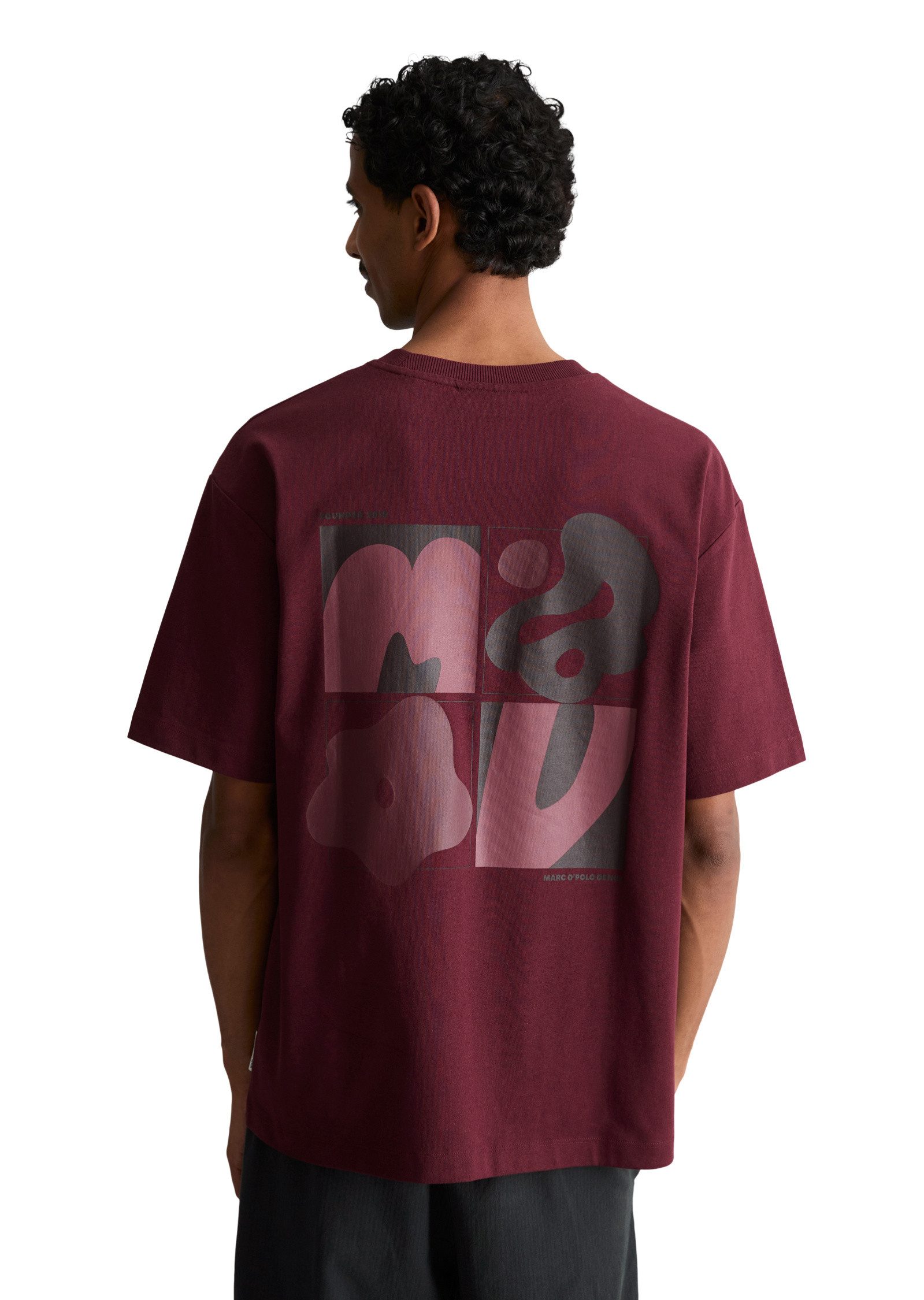 Marc O'Polo DENIM T-Shirt mit großem Rückenprint