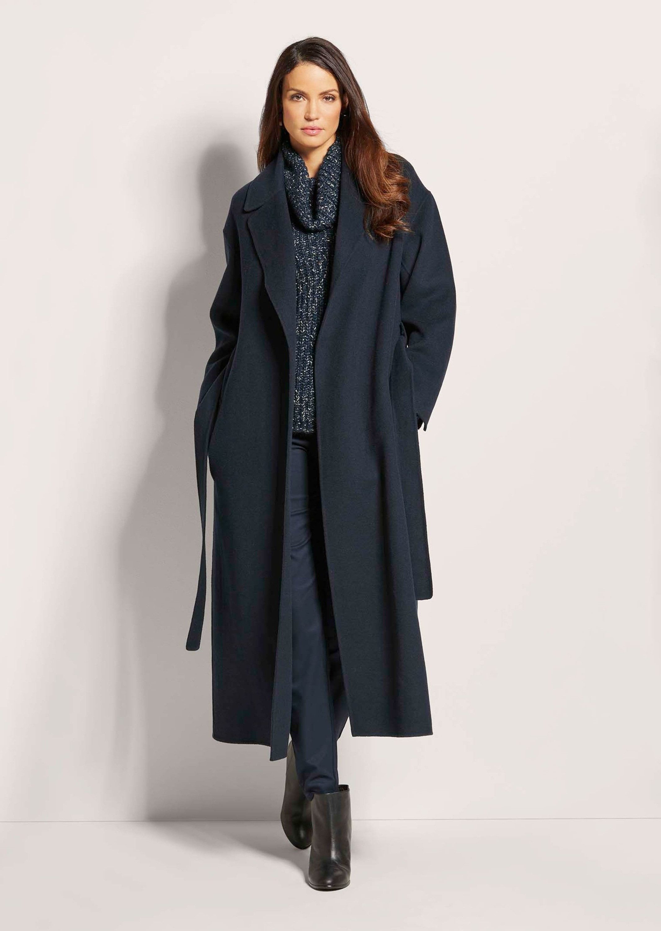 MADELEINE Kurzmantel Moderner Wintermantel mit Reverskragen Double-Face-Man günstig online kaufen