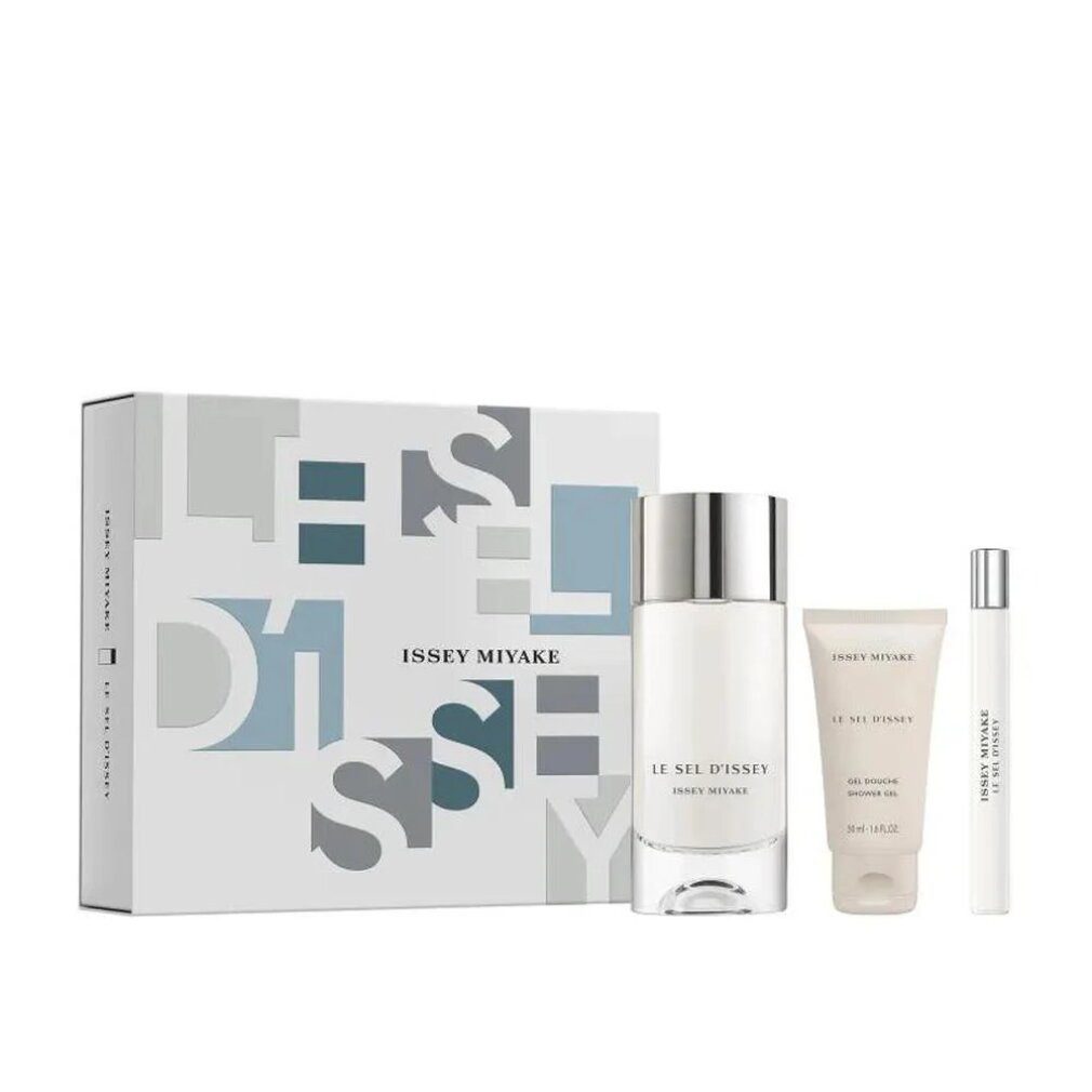 Issey Miyake Eau de Toilette Le Sel d?Issey Gift Set 100ml EDT + 50ml Shower Gel + 10ml EDT