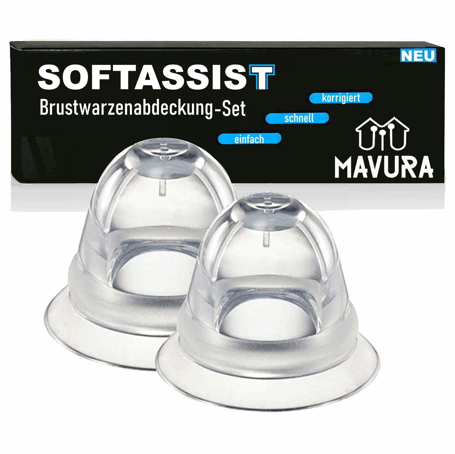 BH-Stilleinlagen SOFTASSIST Premium Brustwarzenformer Stillhelfer Stillhilfe Hilfe