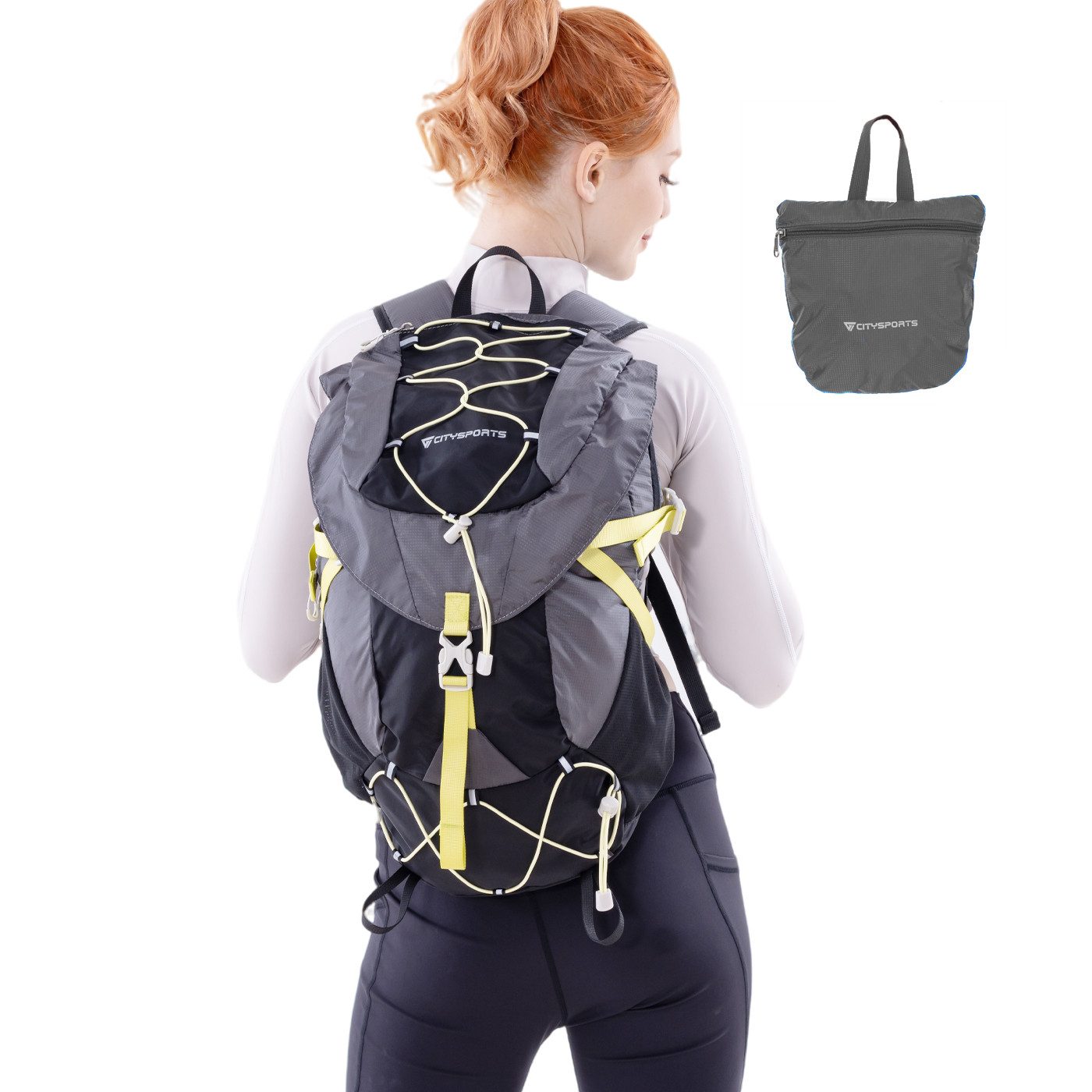 CITYSPORTS Wanderrucksack Rucksack mit Rückenbelüftung Trekkingrucksack Sports packback, aus atmungsaktivem Camping Rucksack Fahrradrucksack, Sportrucksack