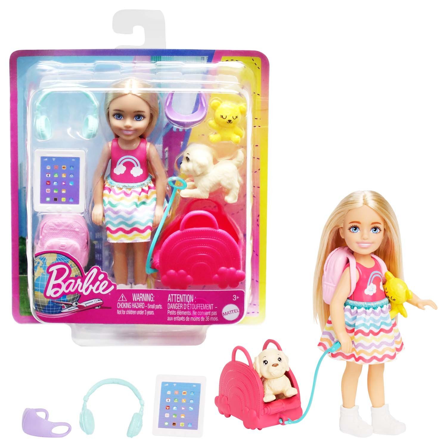 Mattel HJY17 Anziehpuppe Barbie - Mattel Reise-Chelsea GmbH