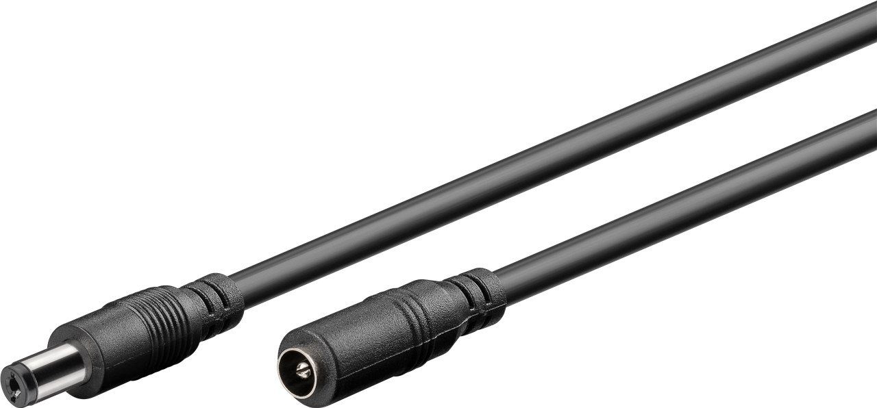 Goobay Сетевой разъем goobay DC Verlängerungskabel 2,1 mm schwarz 3 m
