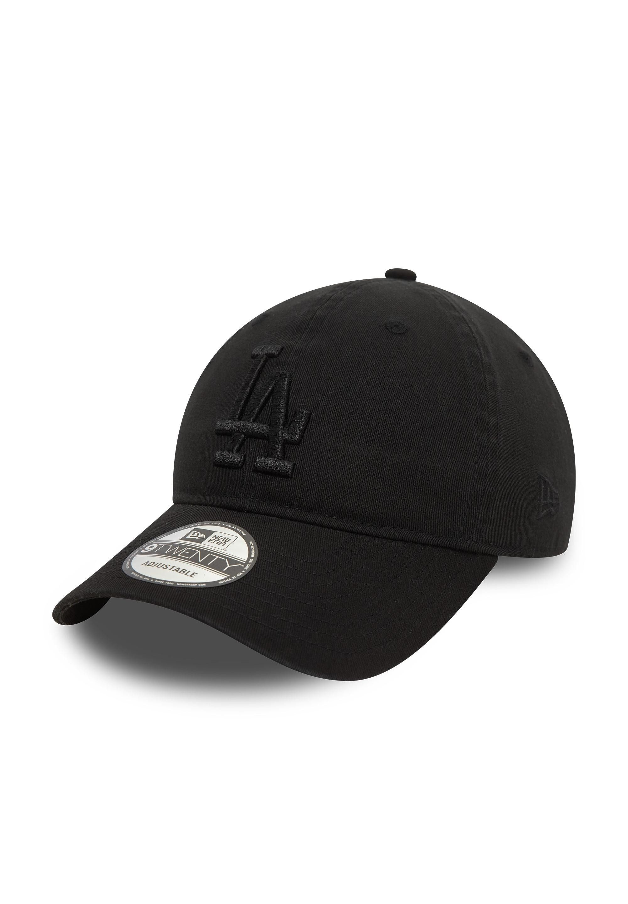 Baseball Cap Los Angeles Dodgers MLB Washed Tonal Schwarz Verstellbare 9Twenty Cap