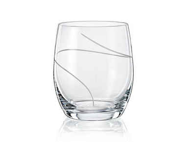 Crystalex Whiskyglas UP matt geschliffen 300 ml 2er Set, Kristallglas, Kristallglas, matt Schliff