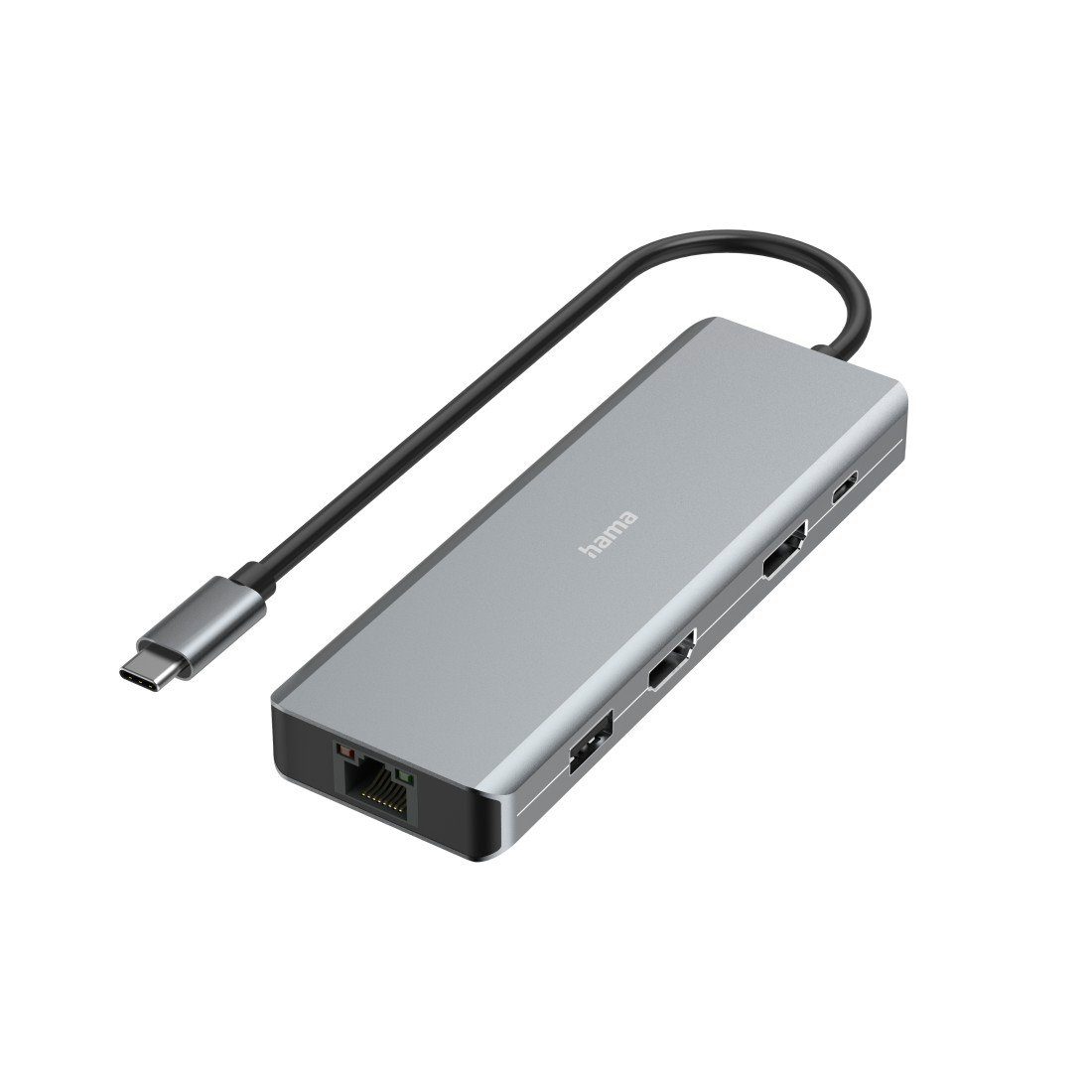 USB-Hub (Dockingstation mit 9 Ports, USB-C, HDMI™, USB-A, LAN, 4K) USB-Adapter