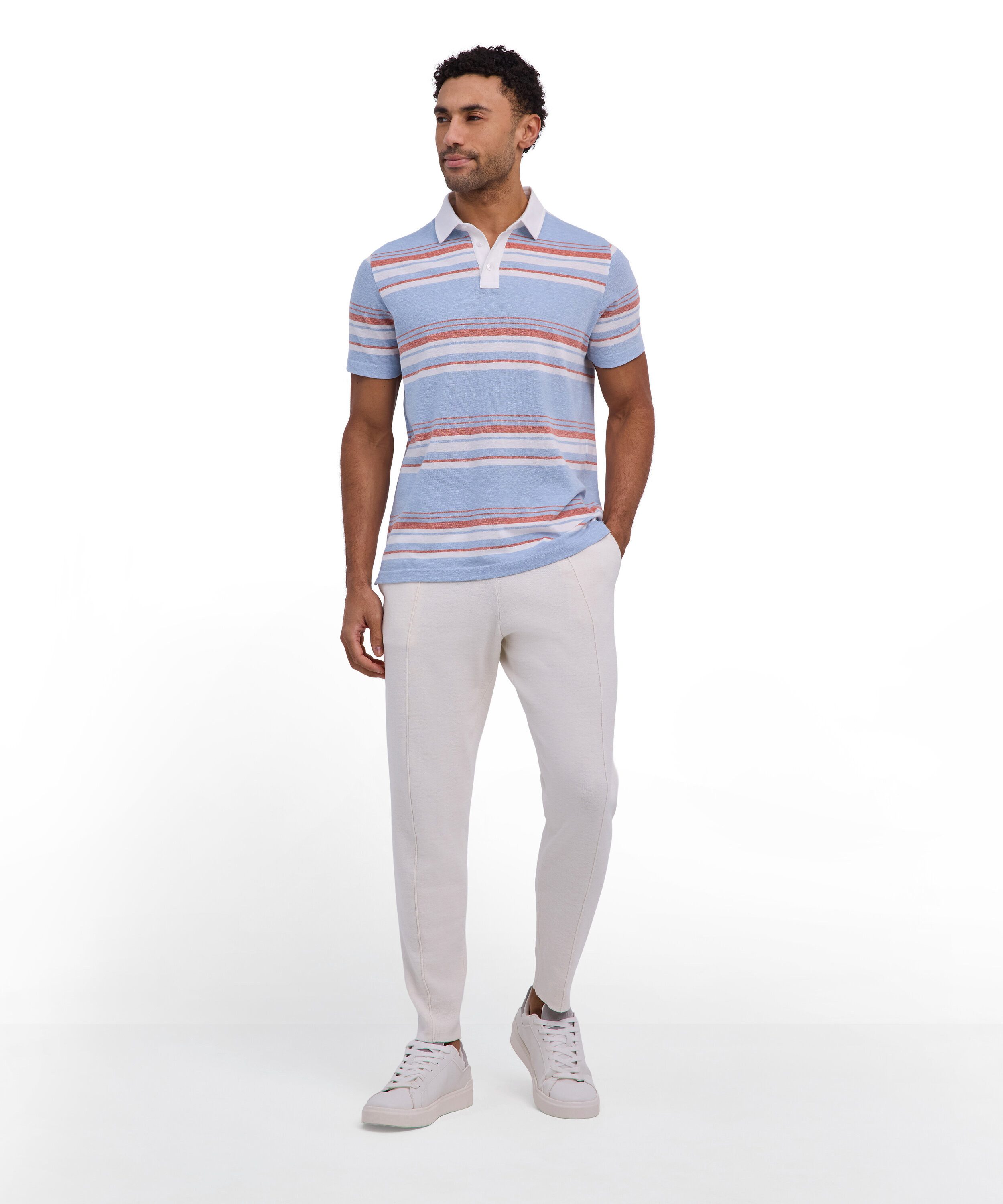 FALKE Poloshirt Cotton Linen Polo Shirt (1-tlg., 1)