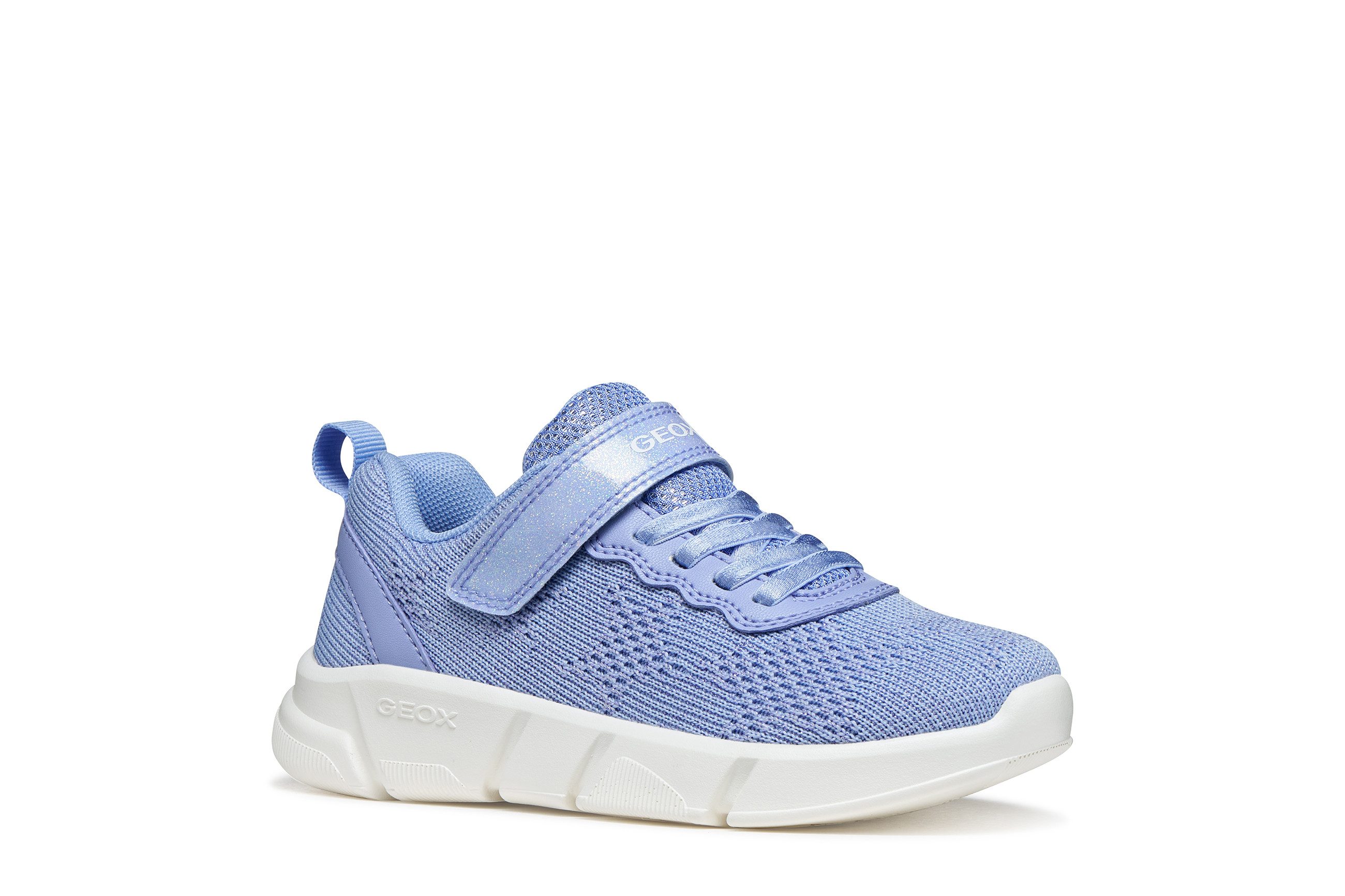 Geox J ARIL GIRL Sneaker Slipper mit Klettverschluss, Größenschablone zum Download