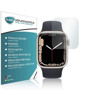 SLABO Schutzfolie 4x Displayschutzfolie Crystal Clear, Watch Series 7 (41mm) Watch Series 8 (41 mm)