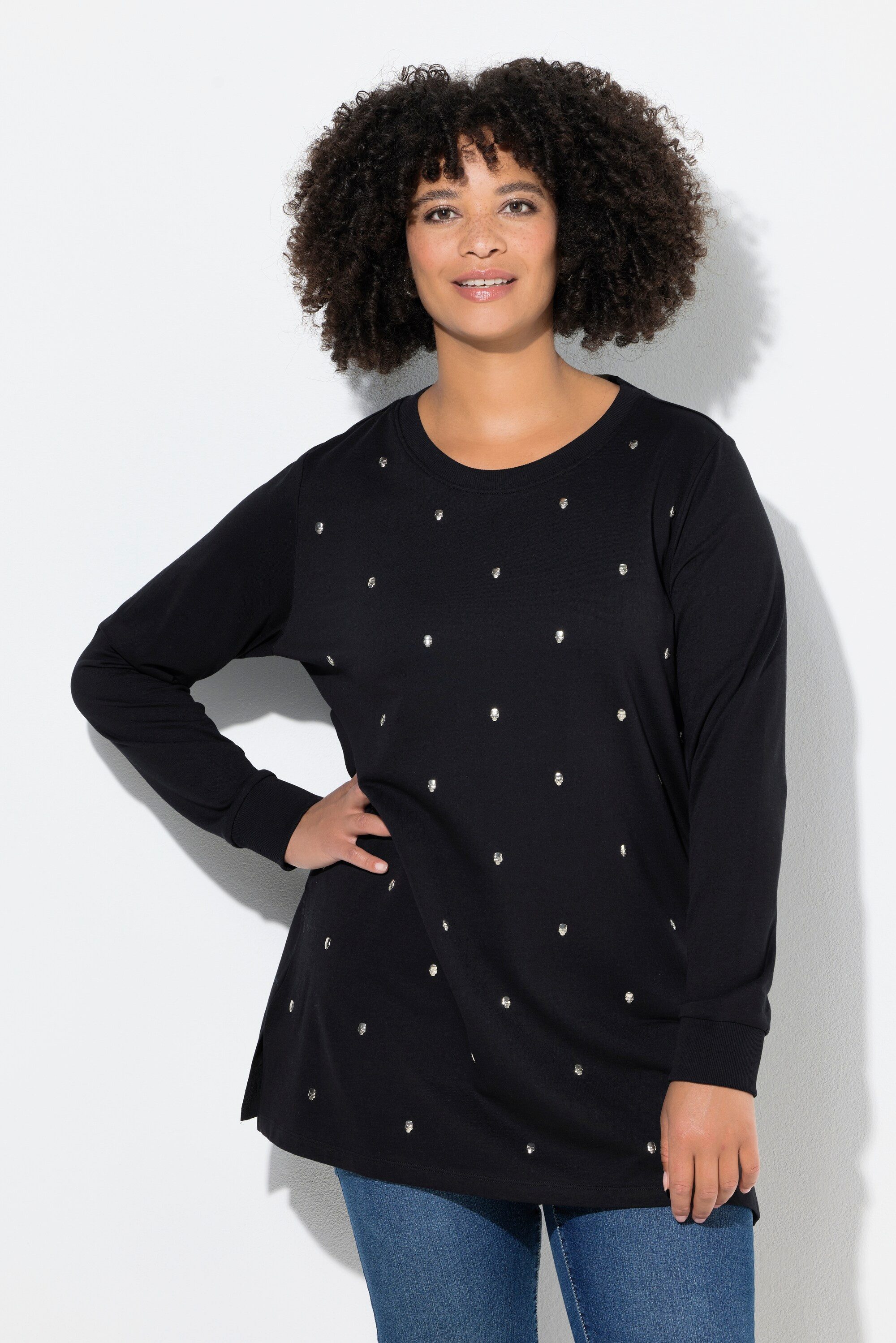 Angel of Style Sweatshirt Sweatshirt Metall-Totenköpfe günstig online kaufen