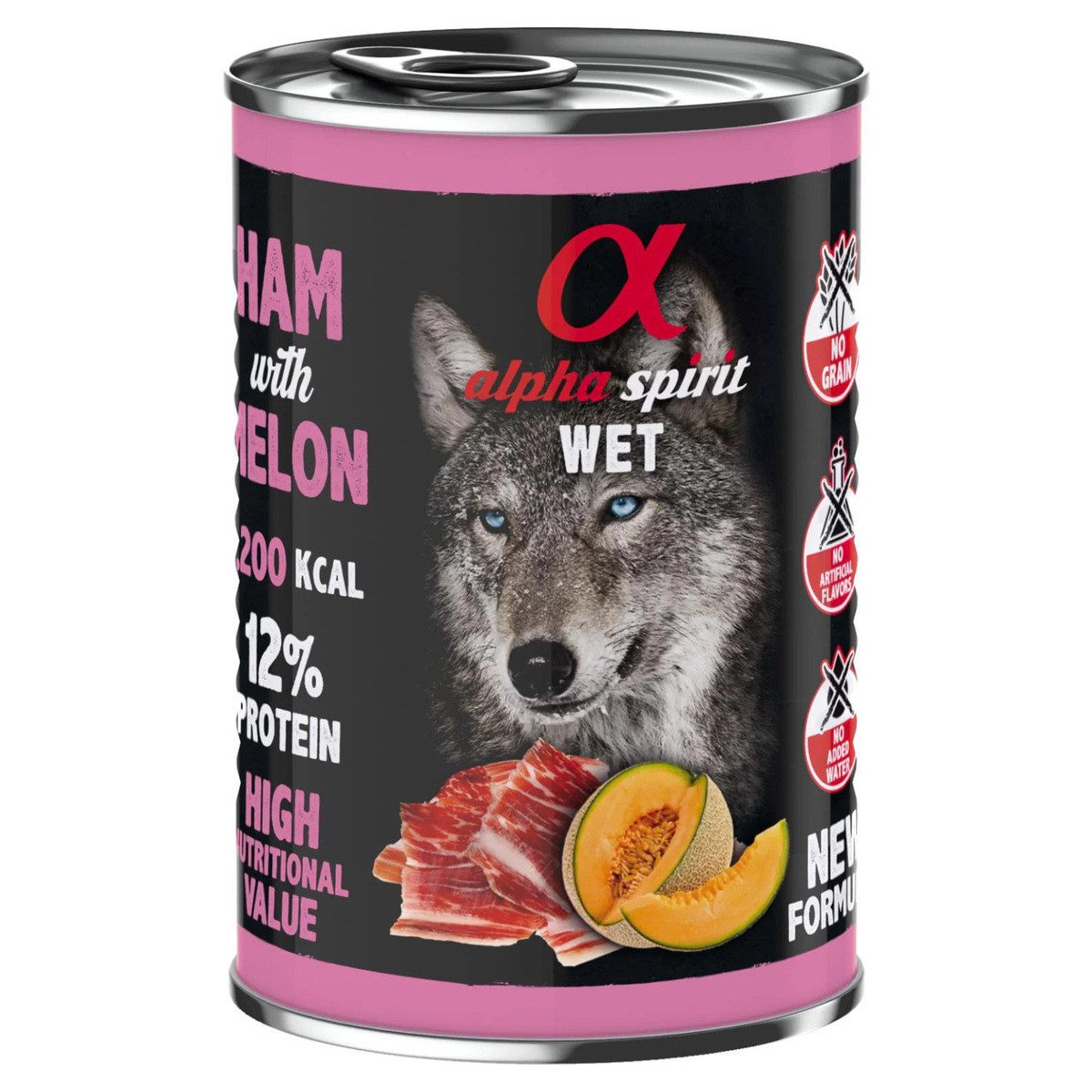 Alpha Spirit Schinken mit Melone 400 g