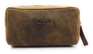 JOCKEY CLUB Schlüsseltasche echt Leder Schlüsseletui in Kofferform, Schlüsselmäppchen, vintage Hunterleder