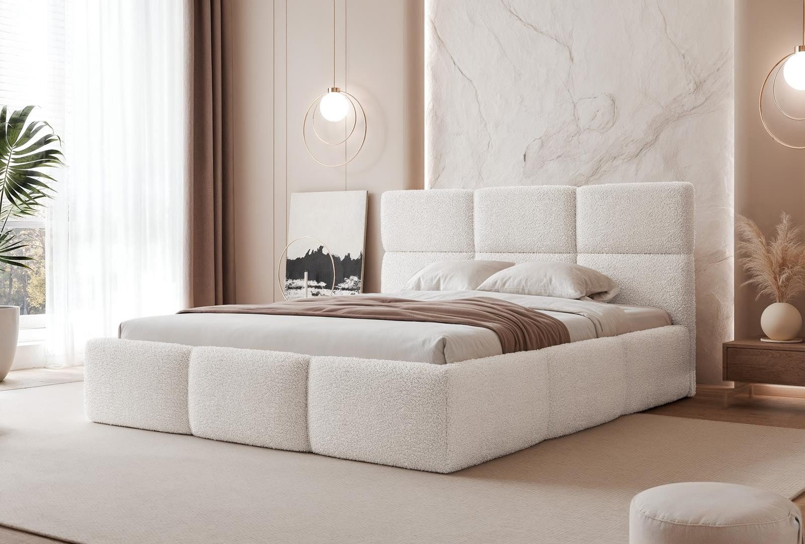 Compleo Polsterbett Elegant, Designbett, Luxus-Bett mit günstig online kaufen