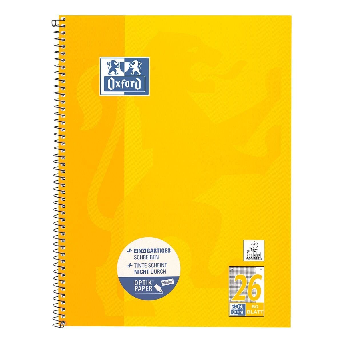 OXFORD Collegeblock Schule Lineatur 26