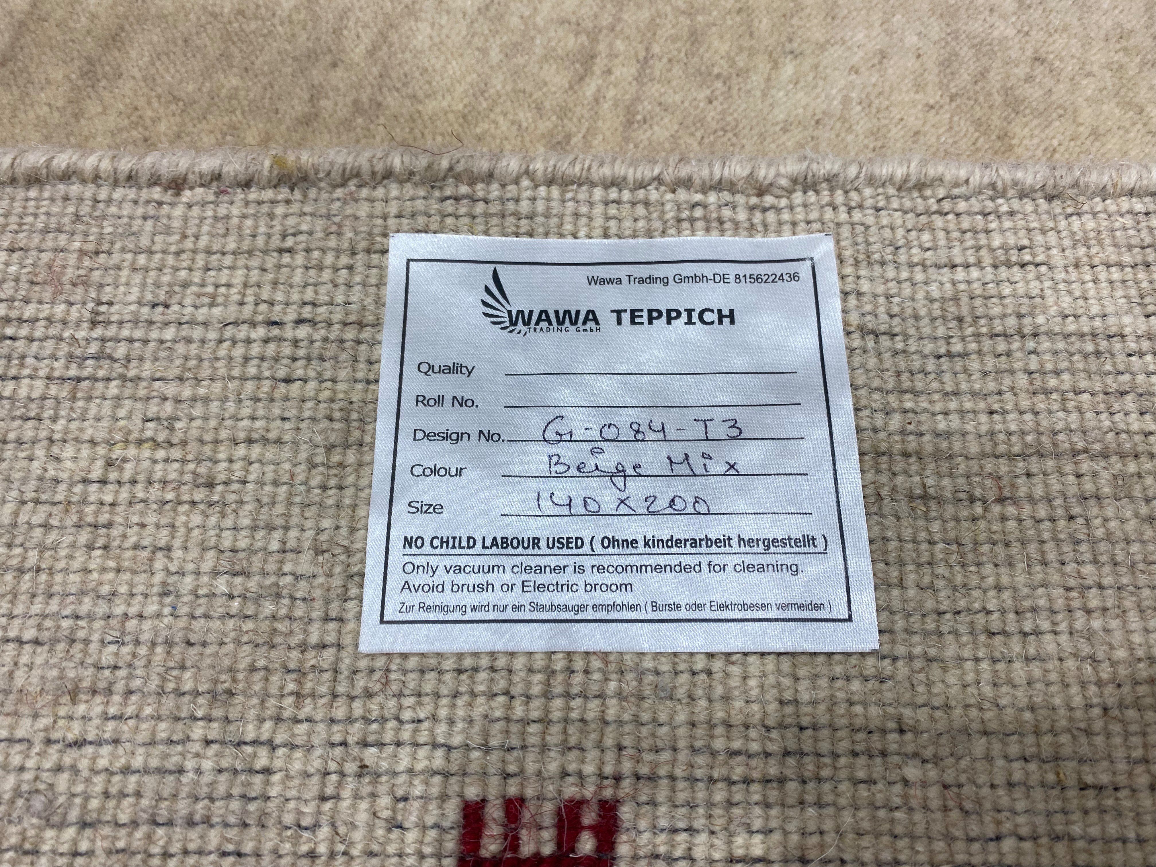 Teppich, Wawa Höhe: Wollteppich G084T3, 16 mm
