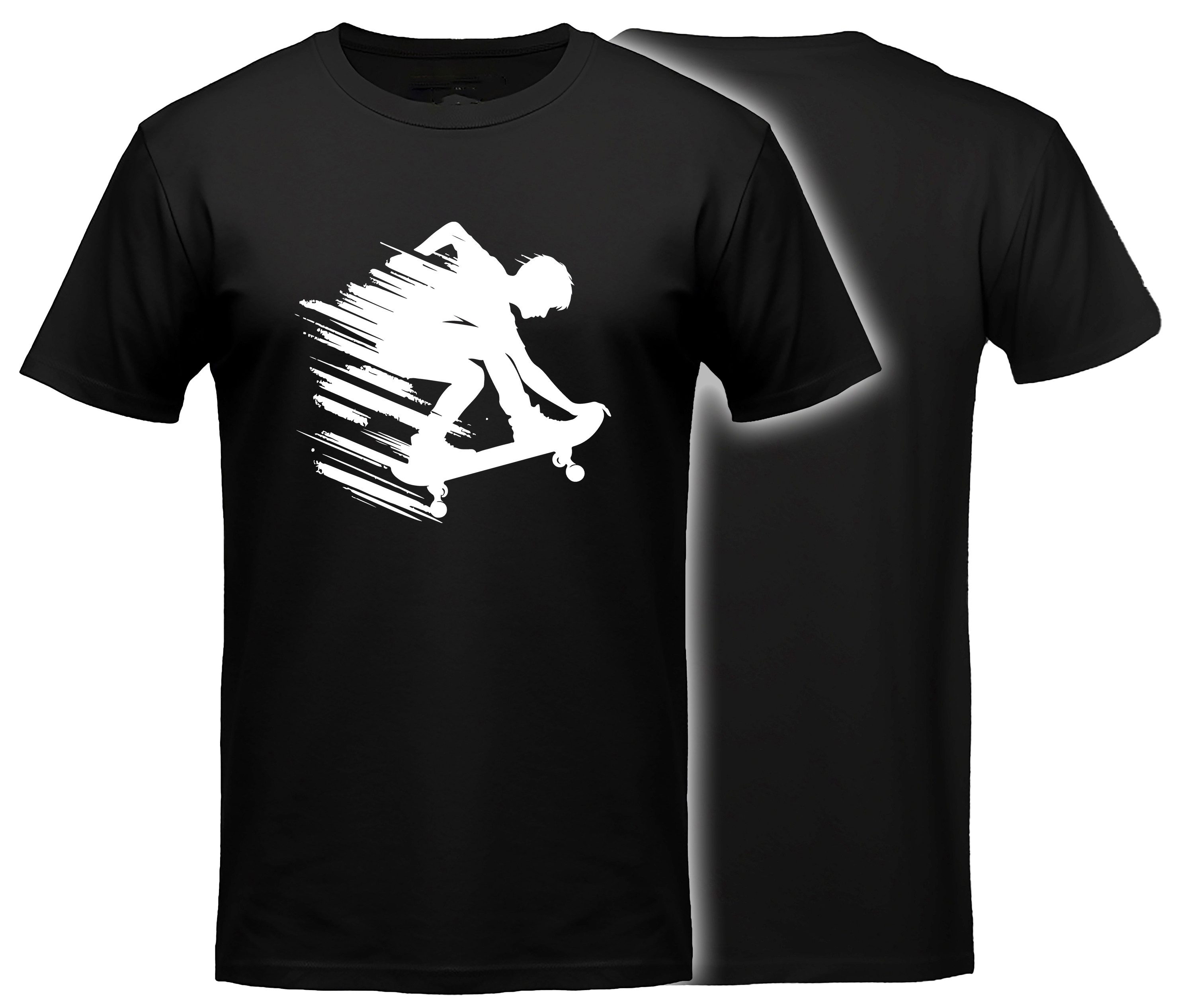 T-Shirt Skater print shirt