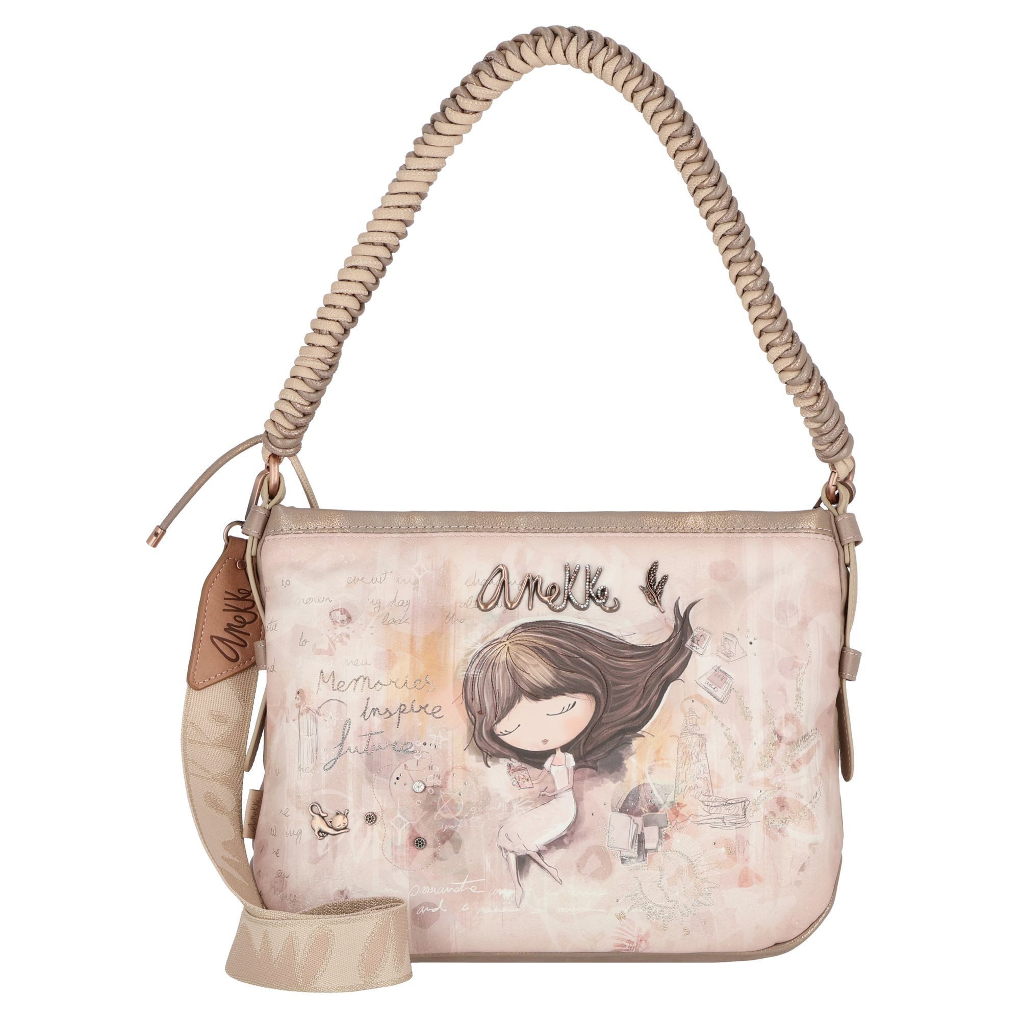 Schultertasche Nature