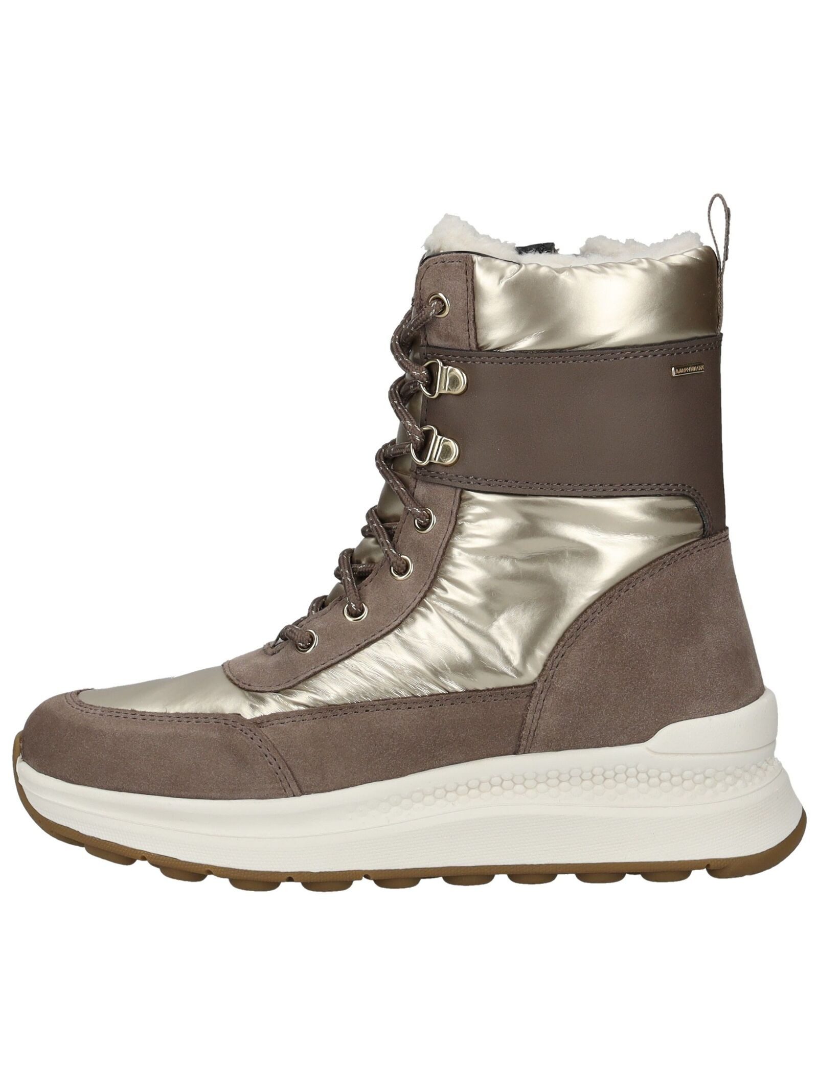 Geox Geox Stiefelette Leder/Textil Schnürstiefelette