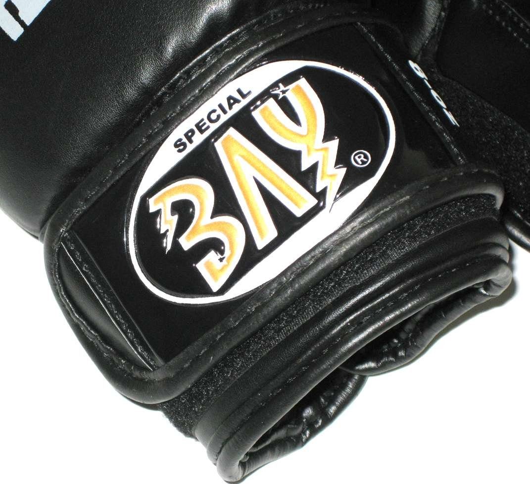 BAY-Sports BlackOrBlack Boxen Box-Handschuhe schwarz Boxhandschuhe Kickboxe