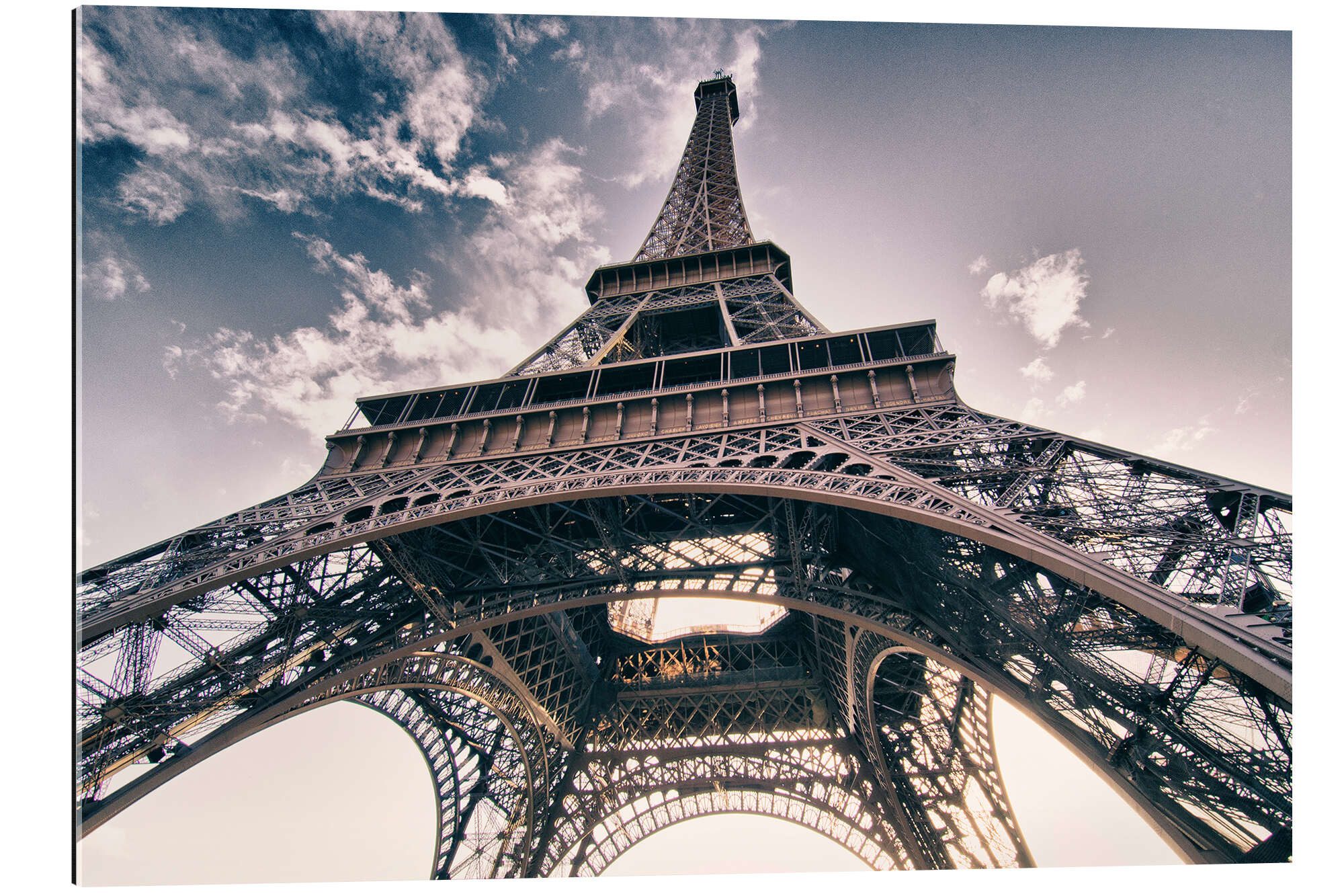 Posterlounge Wandbild Paris - bis zum Himmel und zurück, Editors Choice, erhältlich als Poster, Leinwandbild, Wandsticker oder Acrylglasbild