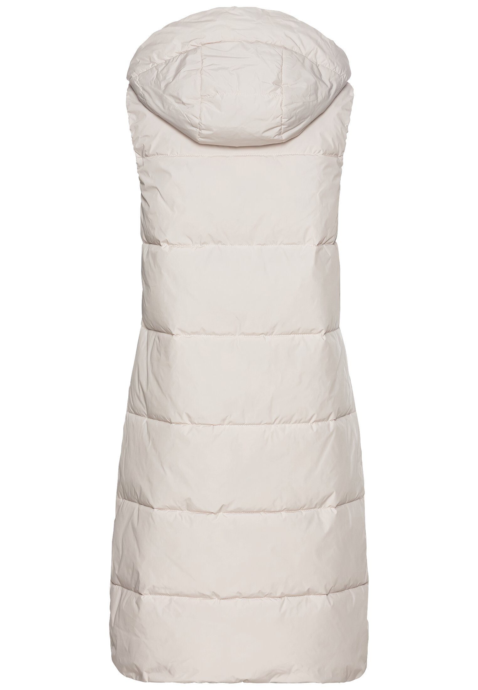 camel active Steppweste Lange Pufferweste mit Kapuze günstig online kaufen